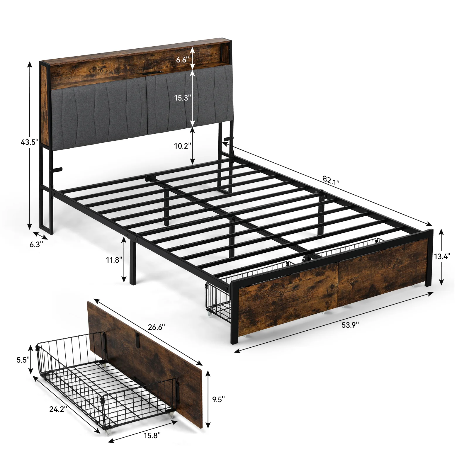 Bed Frame BF001 - Image 11