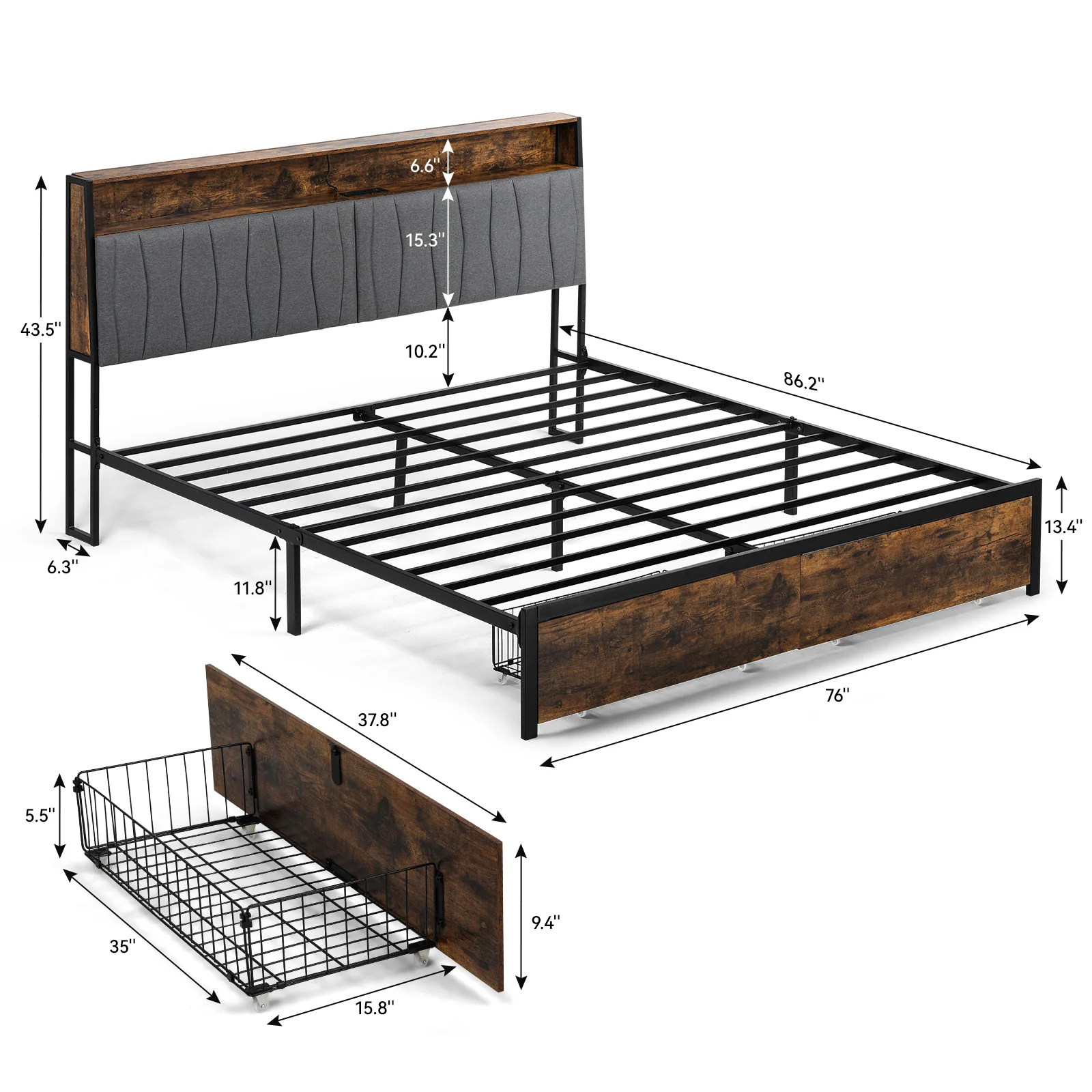 Bed Frame BF001 - Image 22