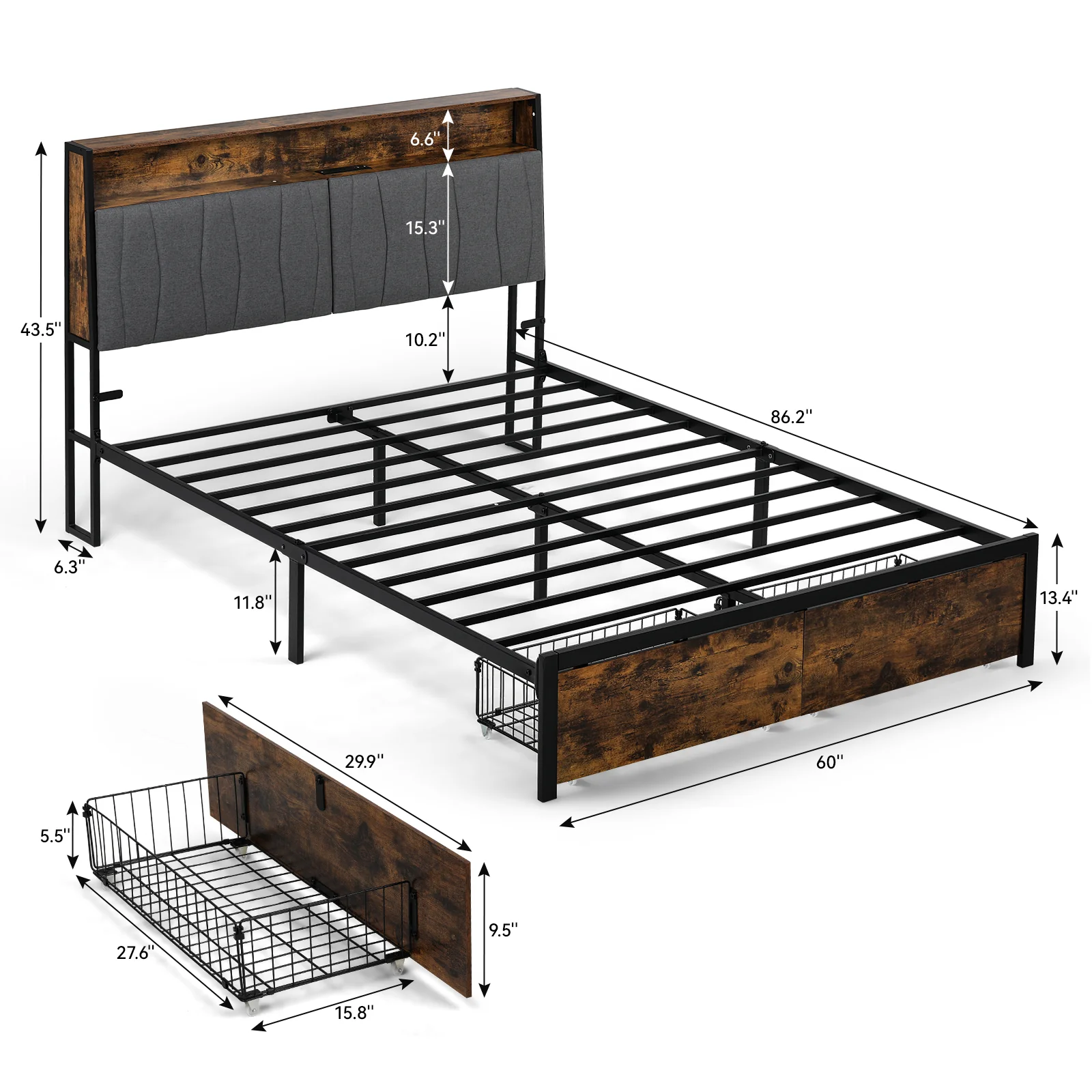 Bed Frame BF001 - Image 33