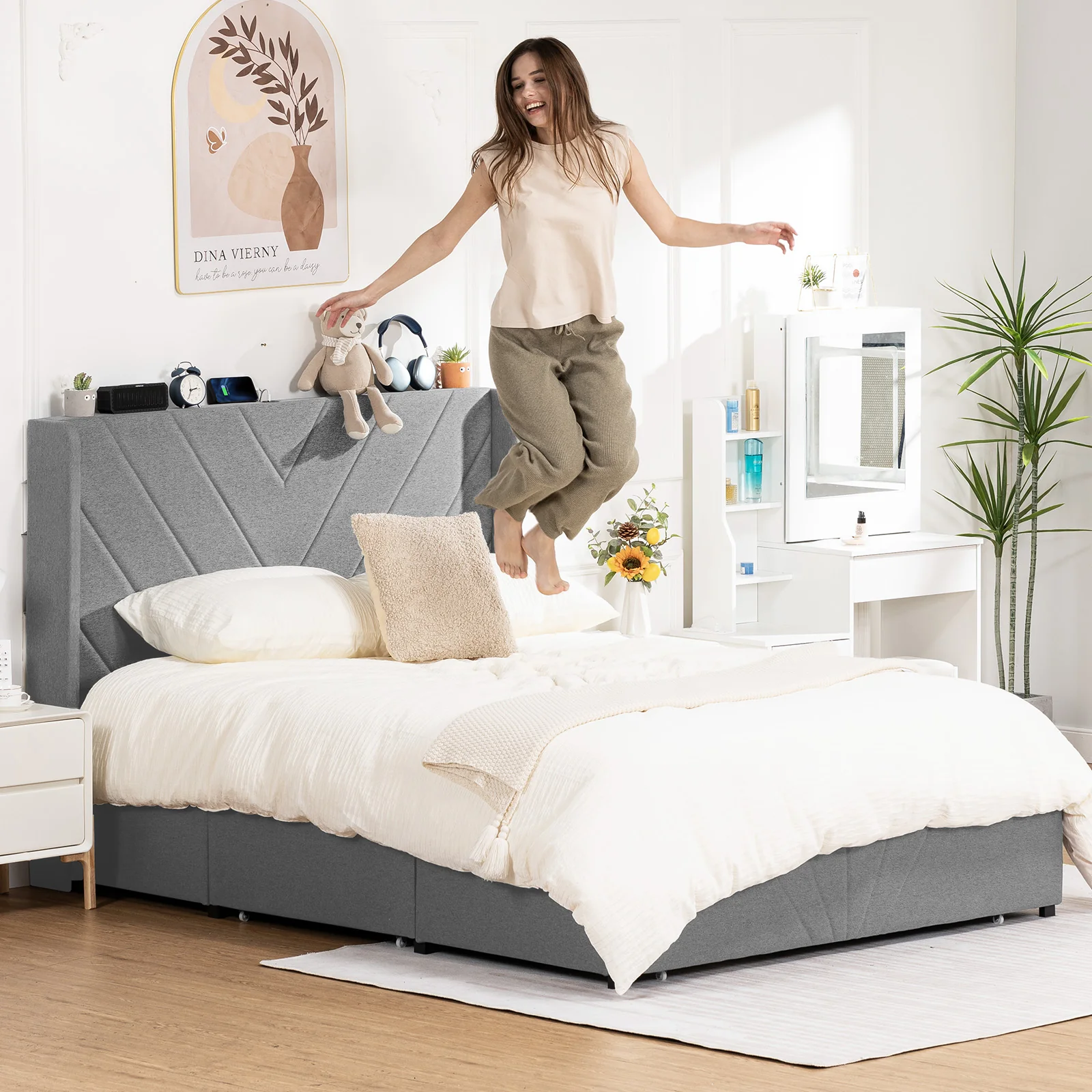 Bed Frame BF003 - Image 17