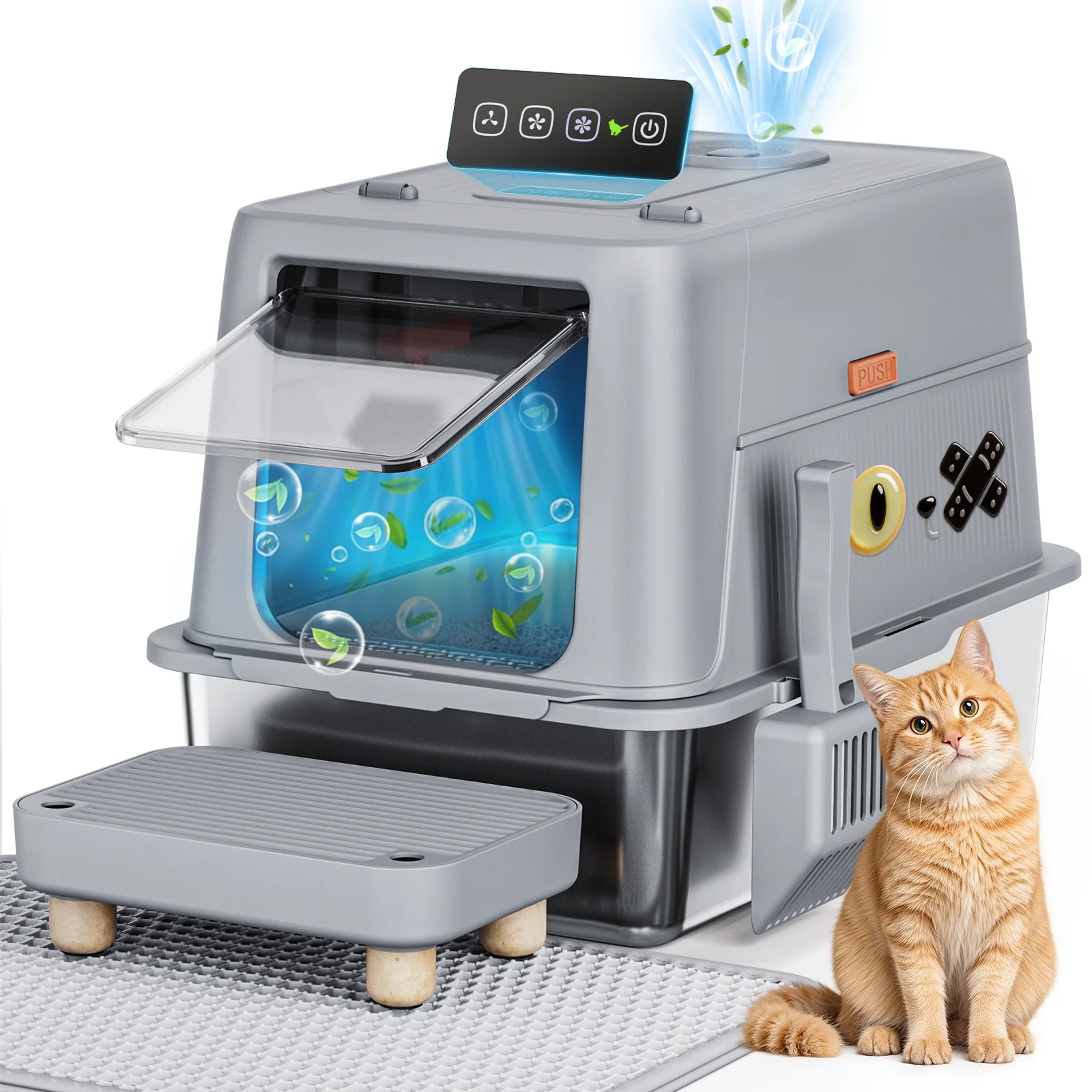 Smart XL Cat Litter Box ACB06 - Image 11