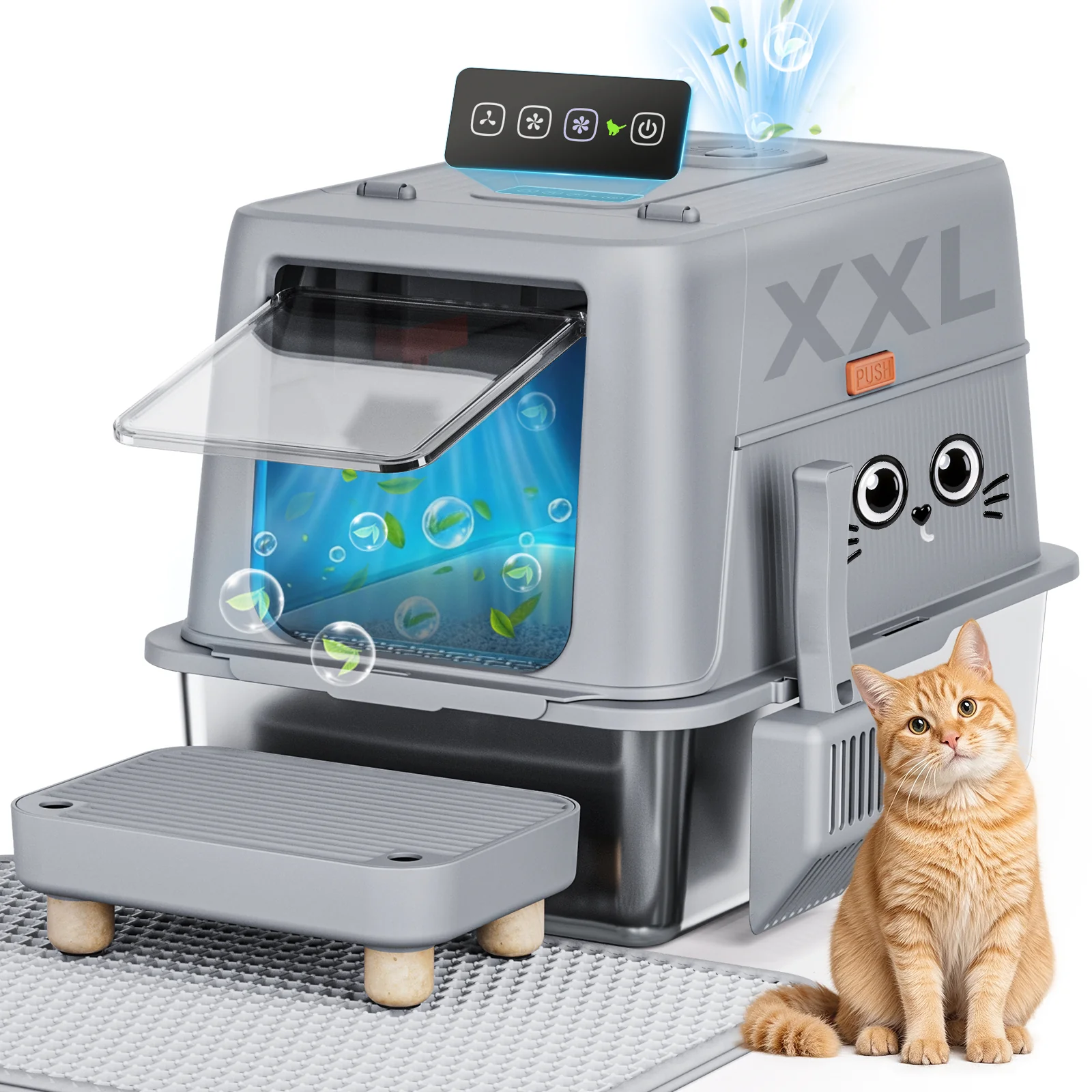 Smart XL Cat Litter Box ACB06 - Image 14