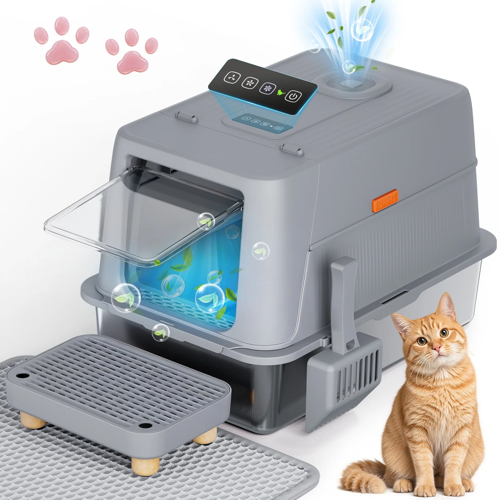 Smart XL Cat Litter Box ACB06 - Image 17