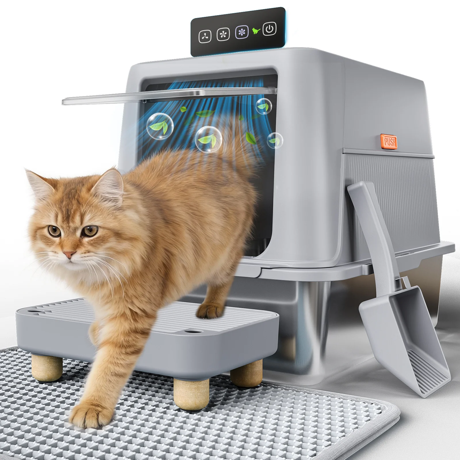 Smart XL Cat Litter Box ACB06 - Image 4