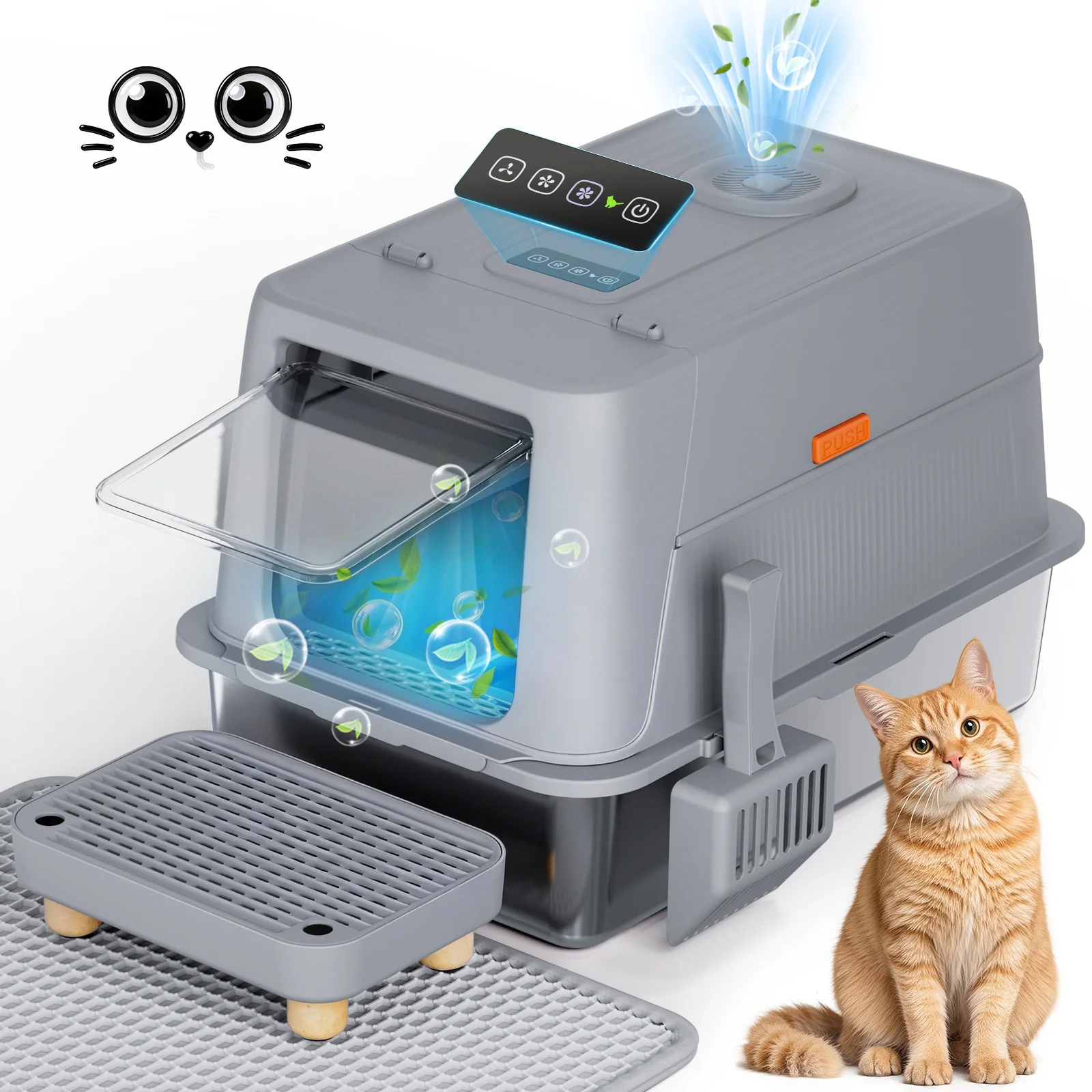 Smart XL Cat Litter Box ACB06 - Image 8