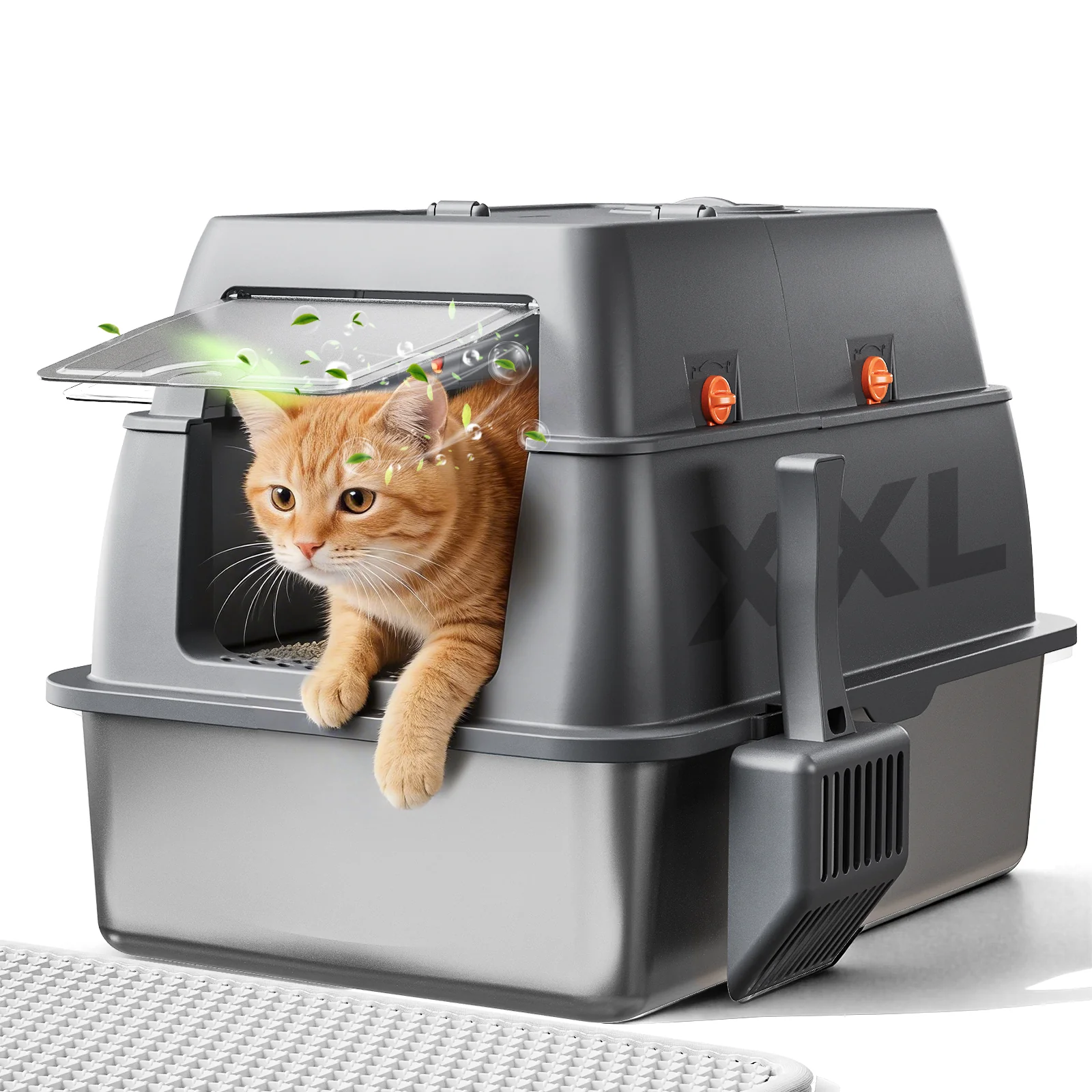 ACB07 Multi‑Mode Cat Litter Box with Odor Control - Image 14