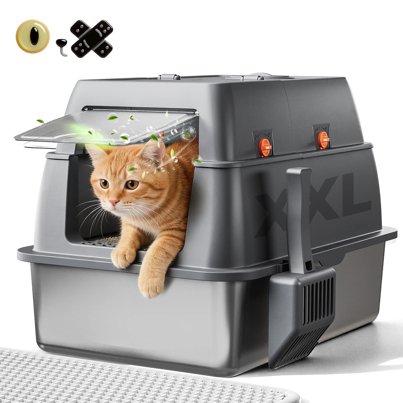 ACB07 Multi‑Mode Cat Litter Box with Odor Control - Image 18