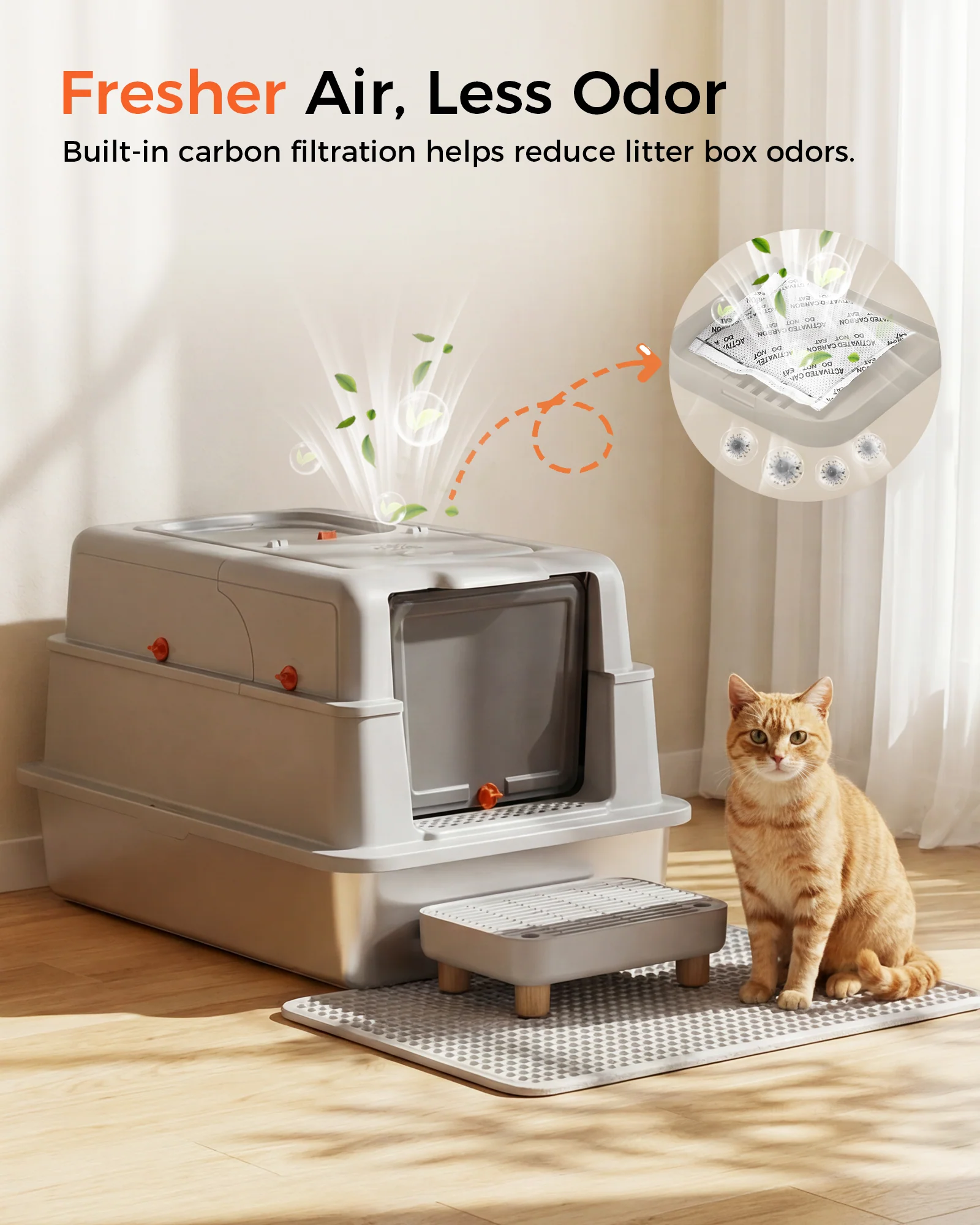 ACB08 XXXL Dual‑Entry Cat Litter Box - Image 9