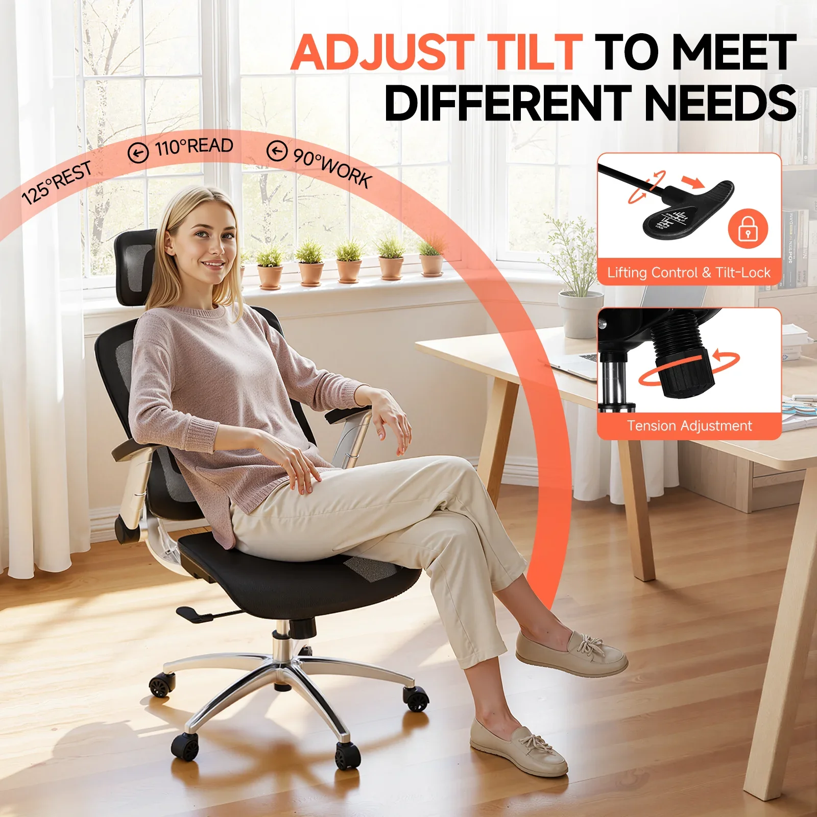 Ergonomic Office Chair CH405 - Image 8