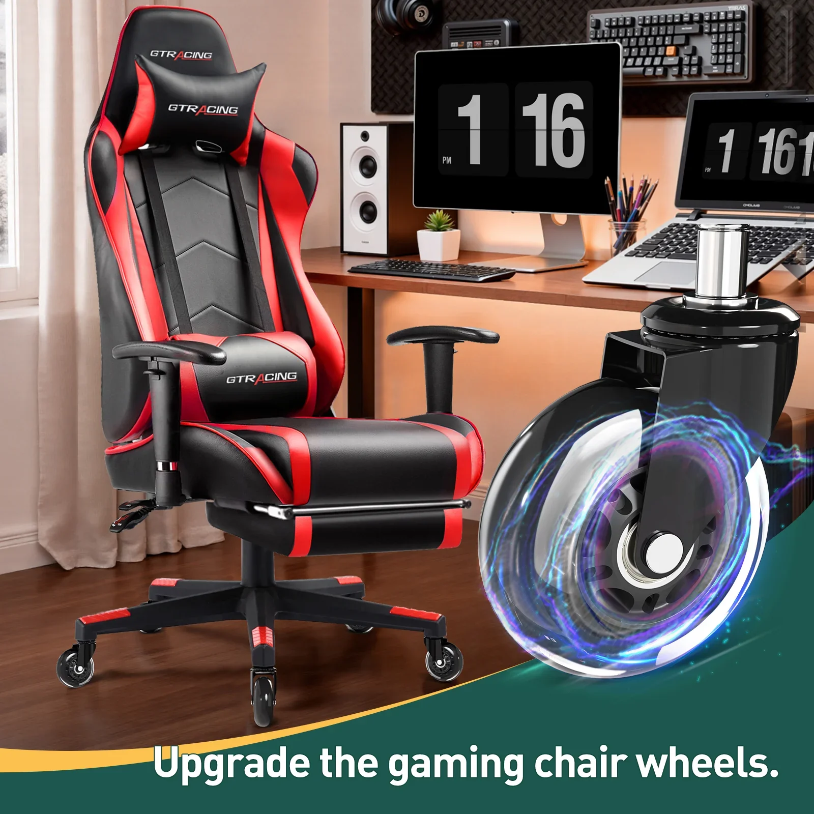 Heavy Duty PU Caster Wheel (Set) - Image 4