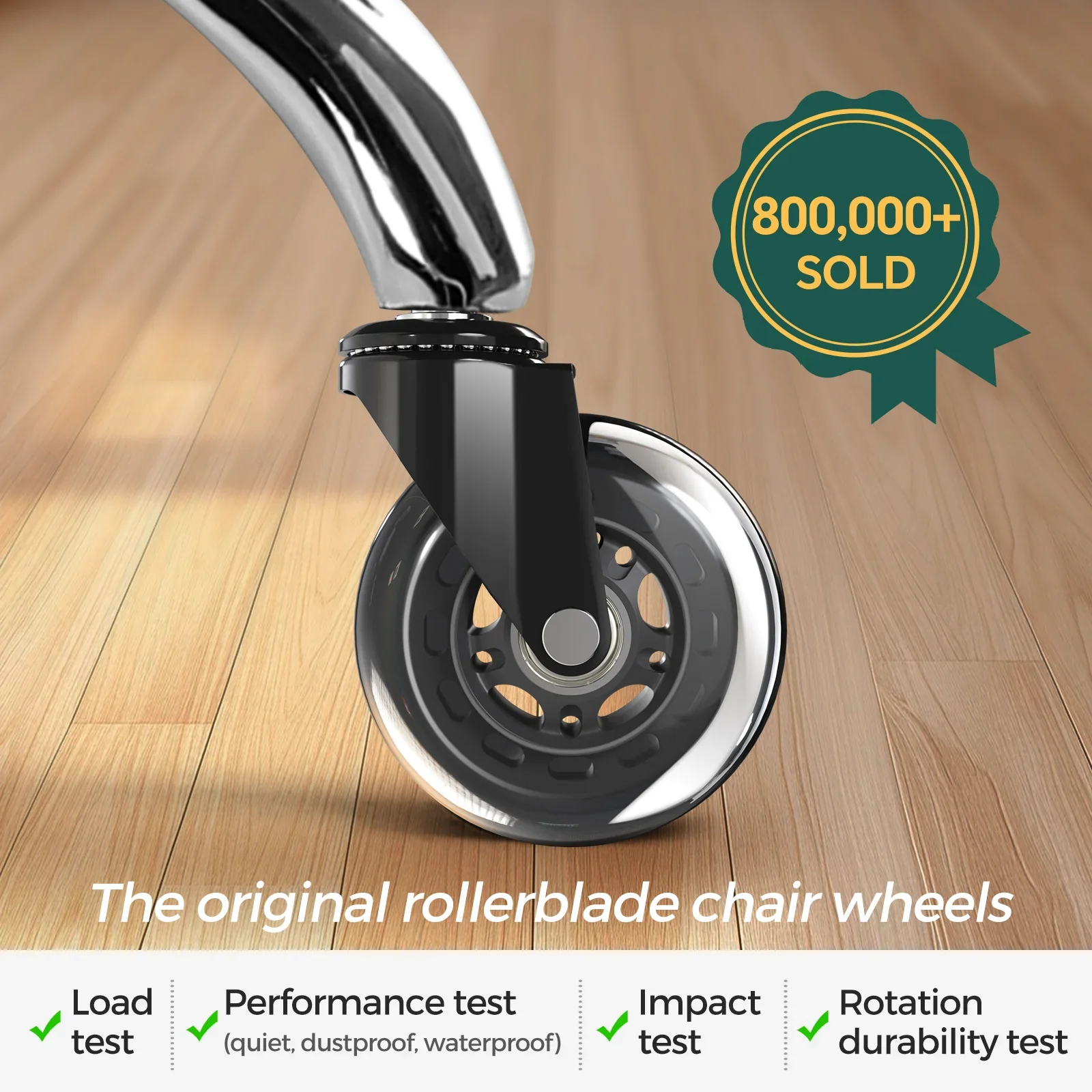 Heavy Duty PU Caster Wheel (Set) - Image 6