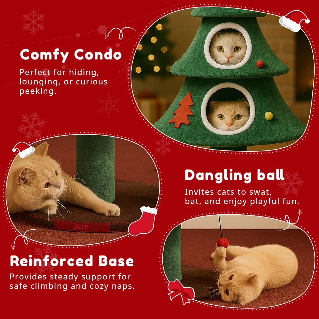 Christmas Cat Tree - Image 4