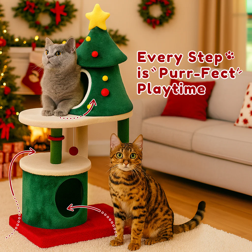 Christmas Cat Tree I - Image 10