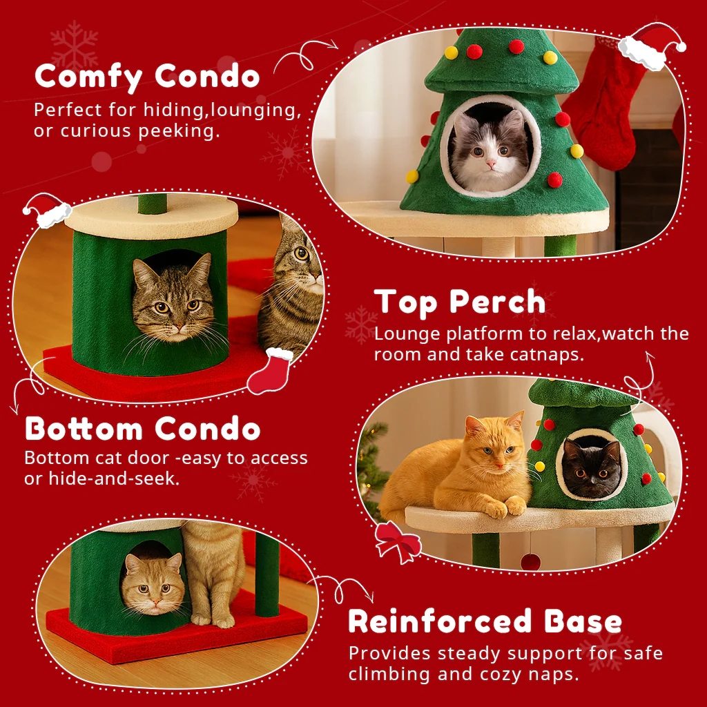 Christmas Cat Tree I - Image 11