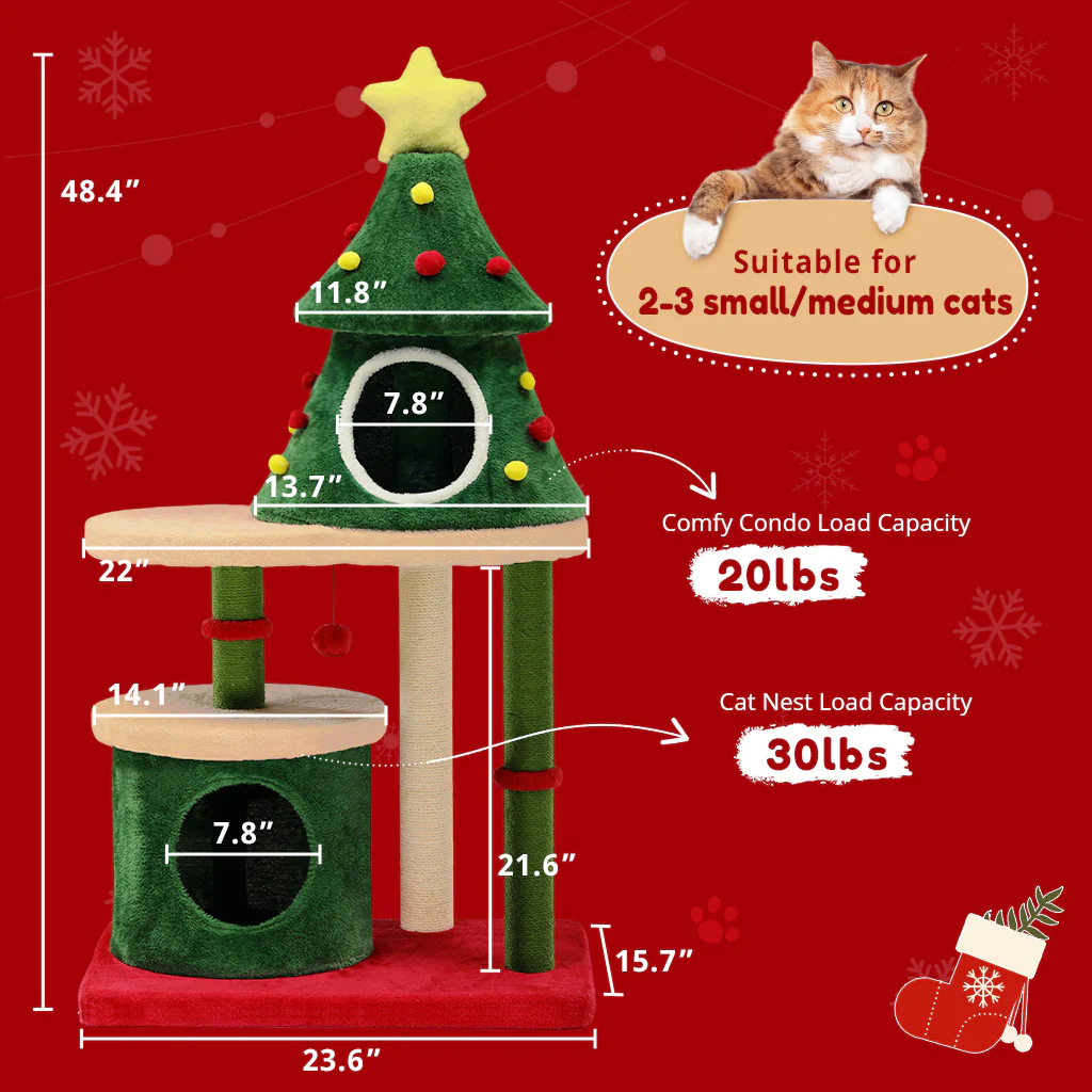 Christmas Cat Tree I - Image 13