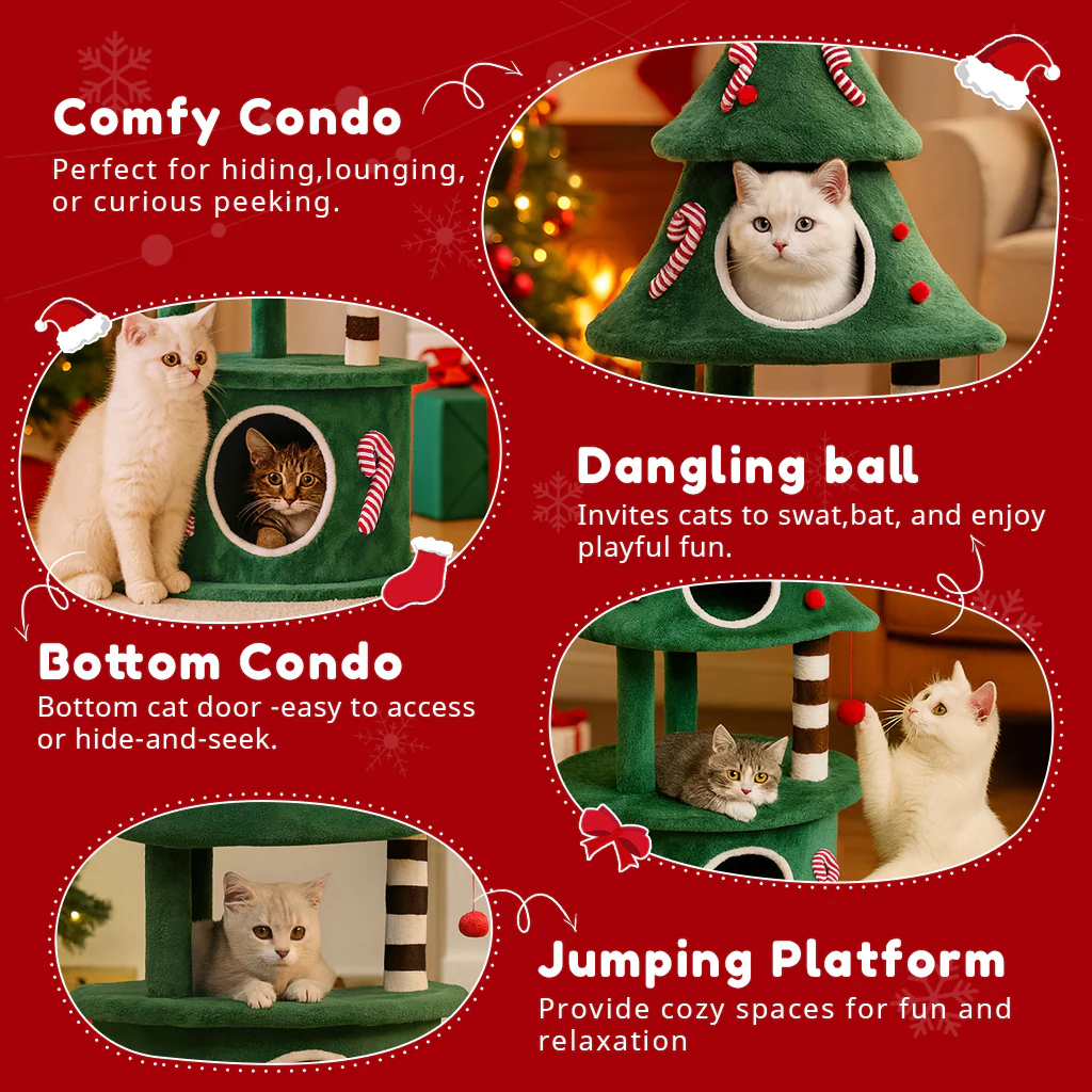 Christmas Cat Tree II - Image 4