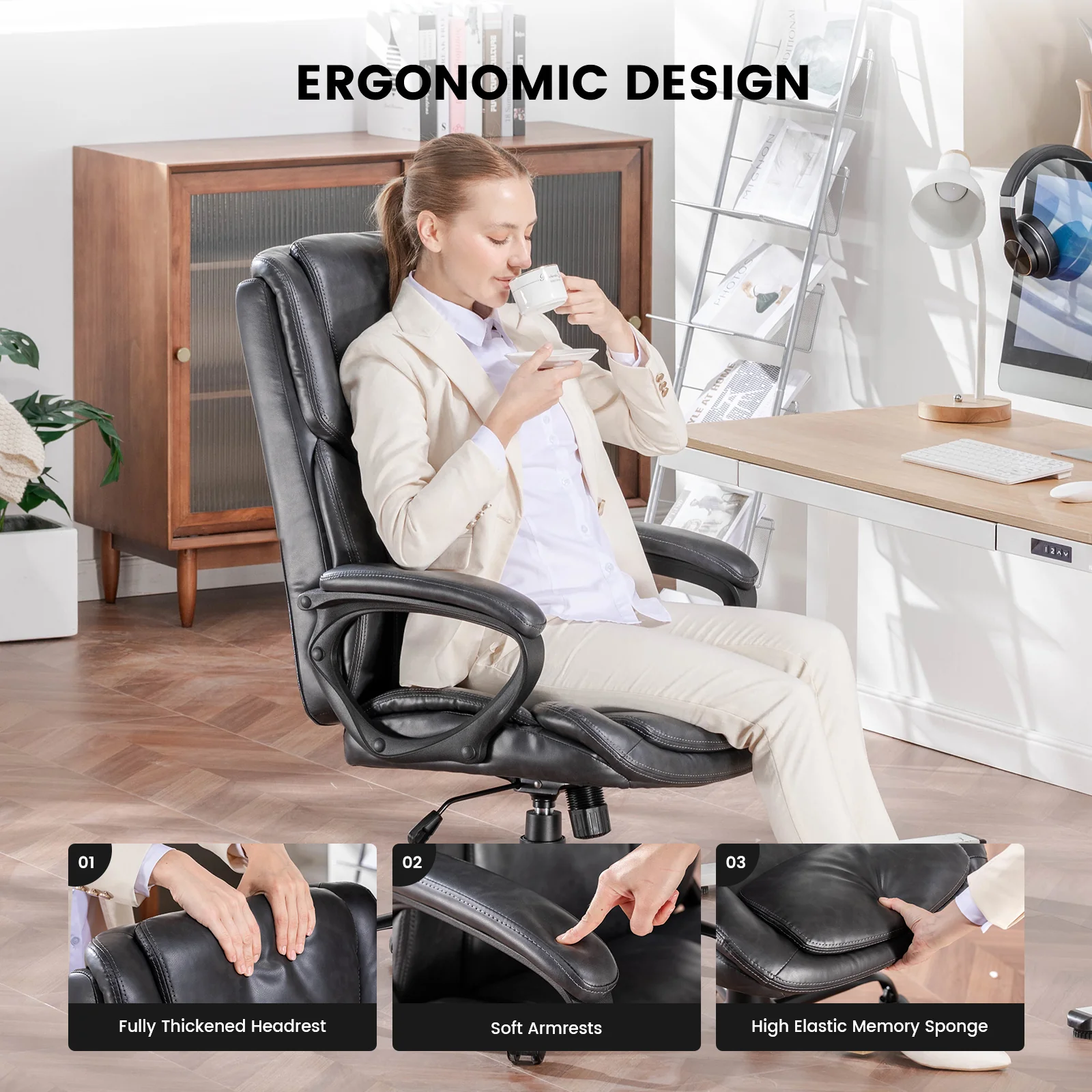 Ergonomic Office Chair CHW188 - Image 17