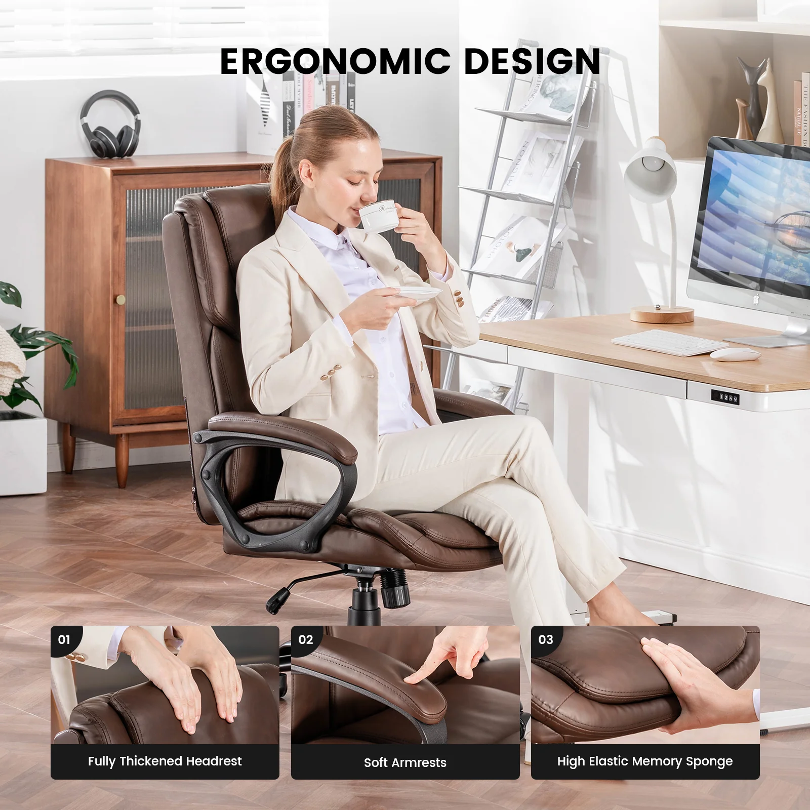 Ergonomic Office Chair CHW188 - Image 35