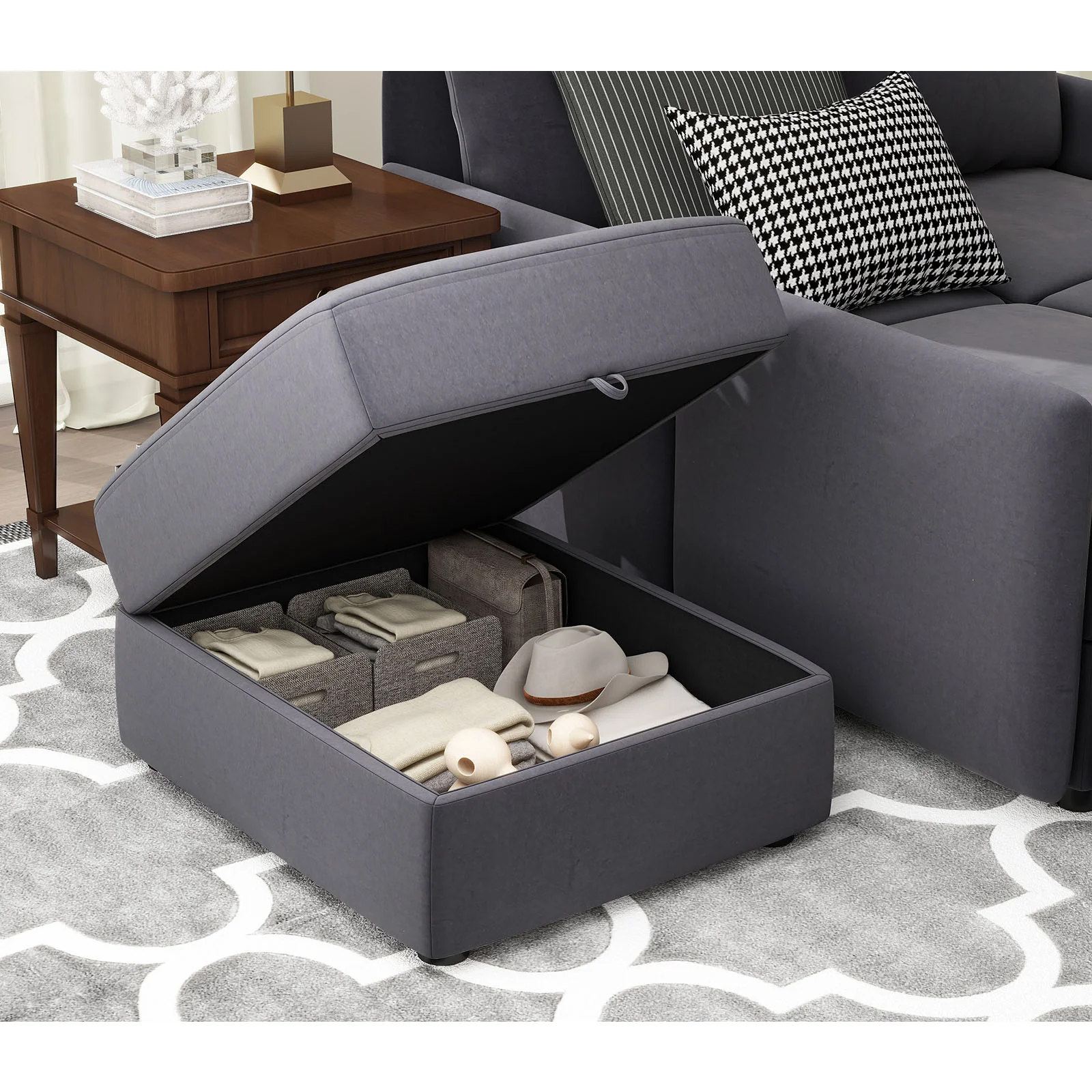 Convertible Sectional Sofa HS301 - Image 19