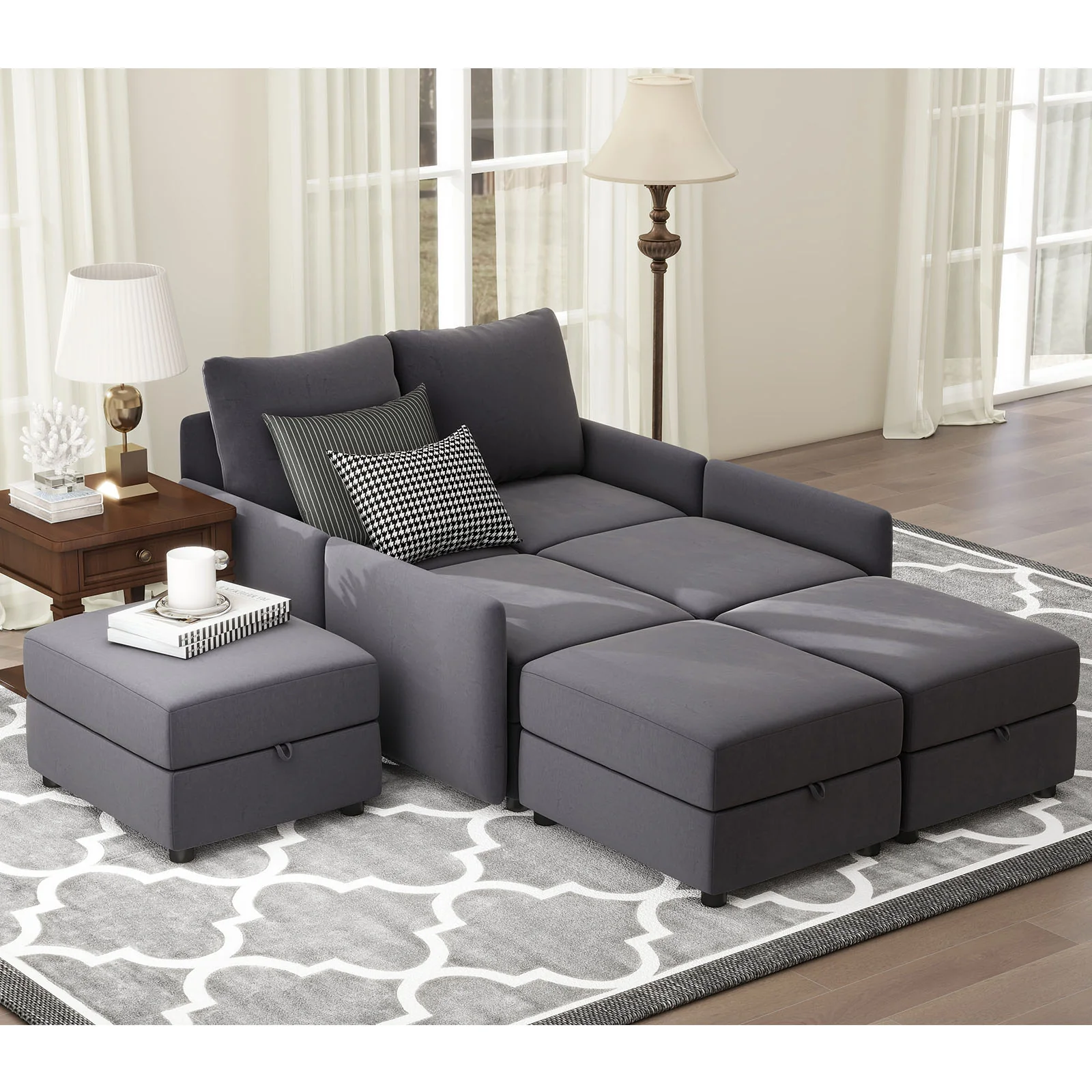 Convertible Sectional Sofa HS301 - Image 24