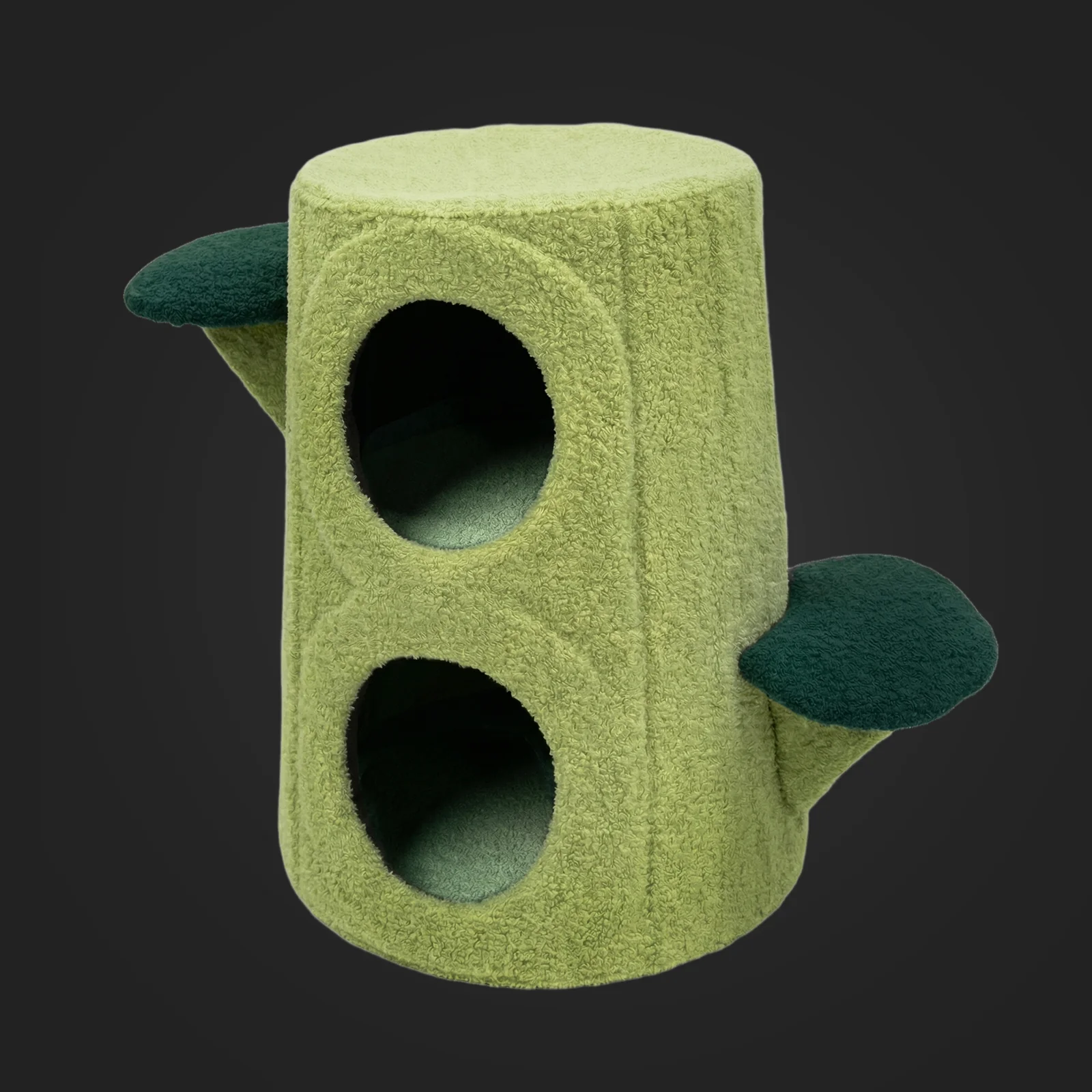 Cozy Tree Stump Cat Stool - Image 3