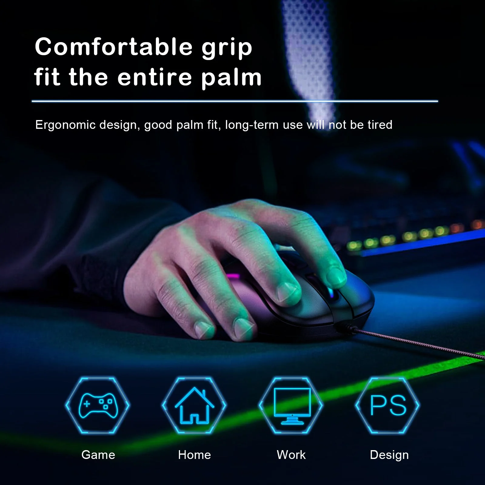 RGB Wired Gaming Mouse CW907 - Image 18