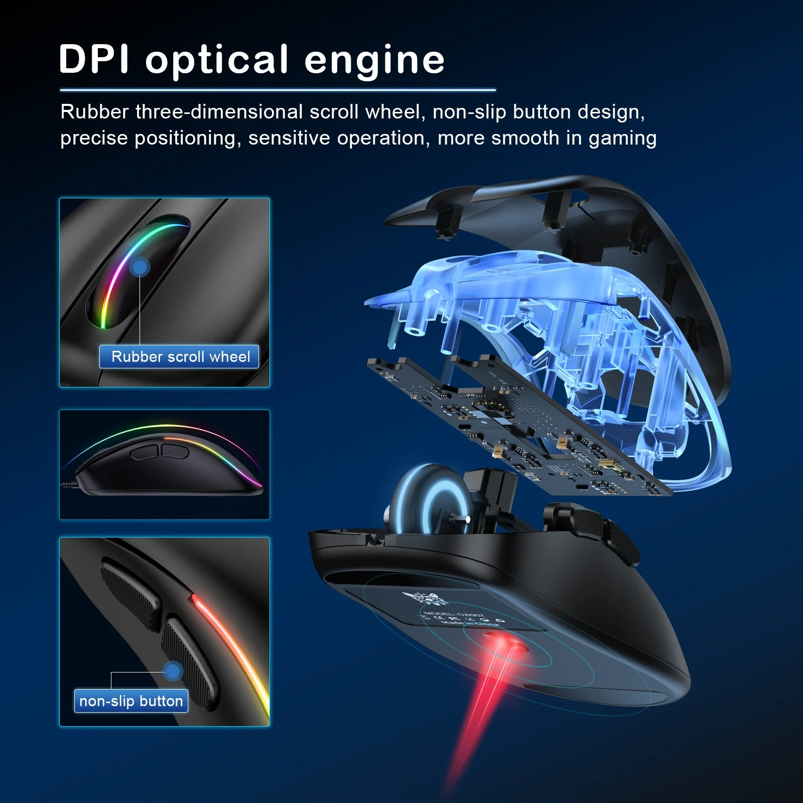 RGB Wired Gaming Mouse CW907 - Image 21