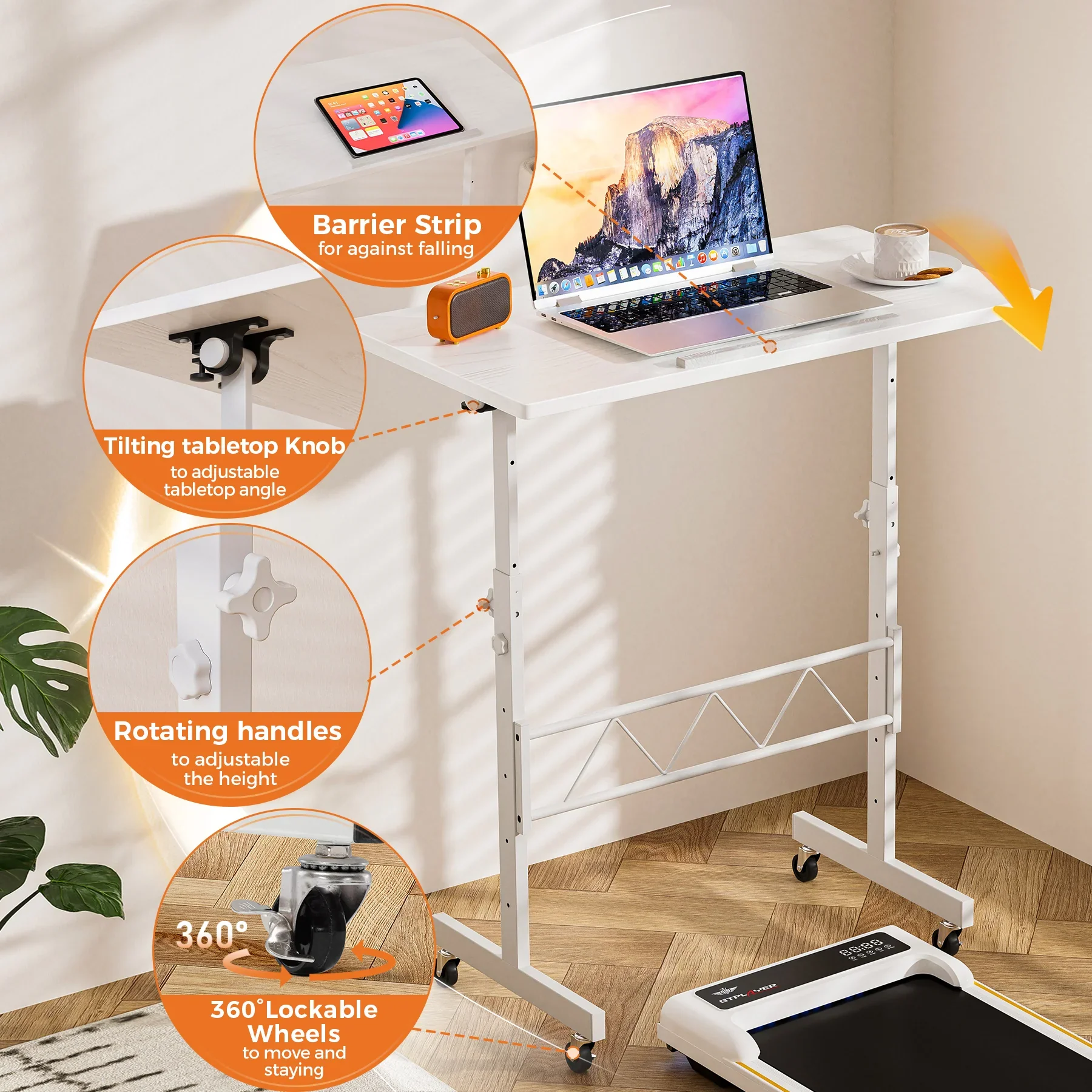 Adjustable Overbed Table DH005 - Image 13