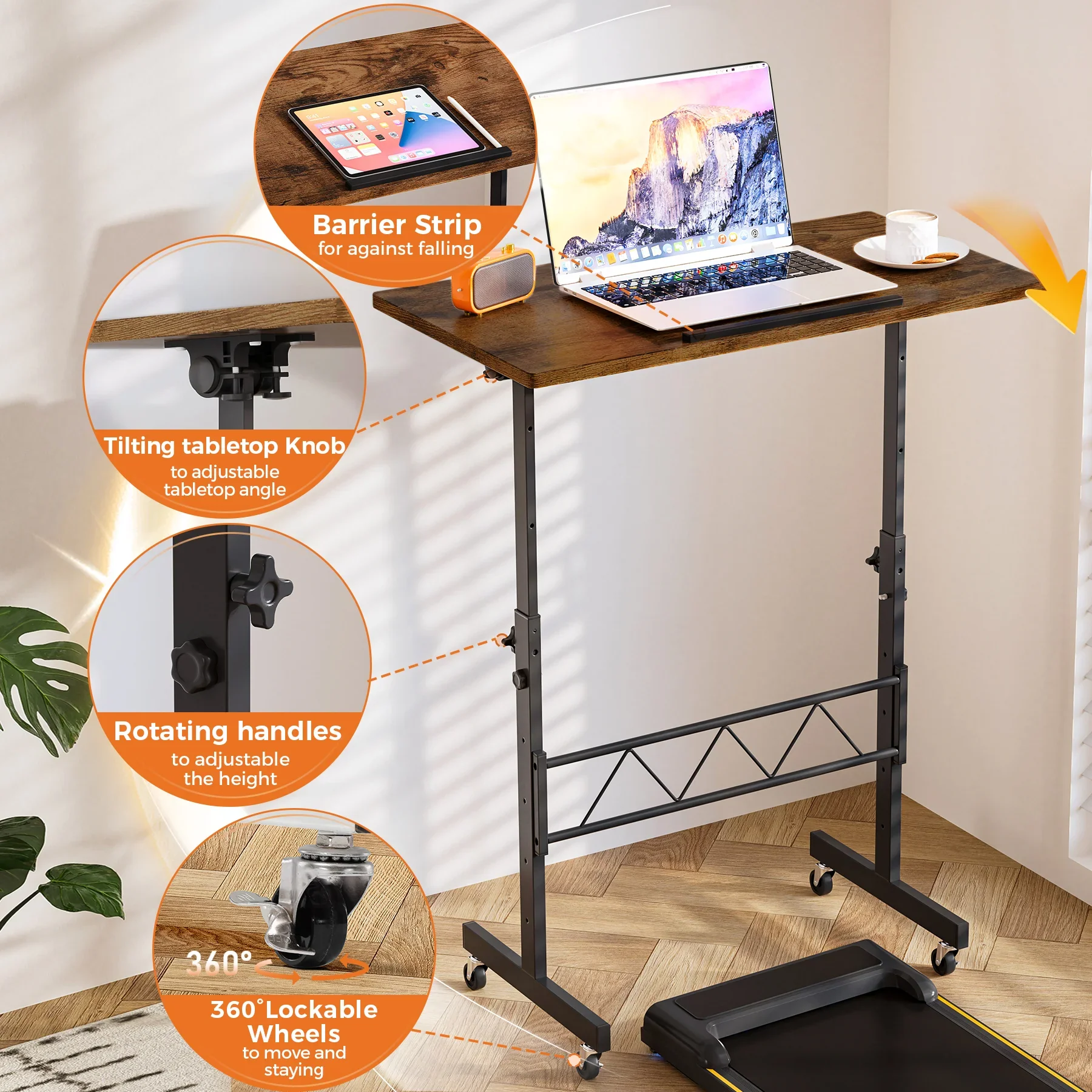 Adjustable Overbed Table DH005 - Image 31