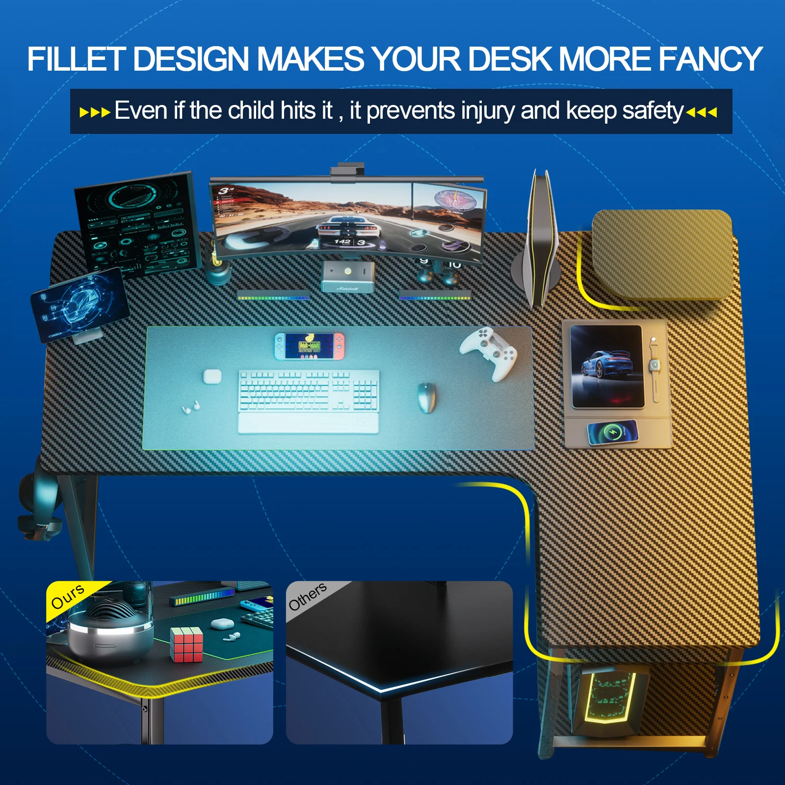 L-Shaped Desk DL001 - Image 19