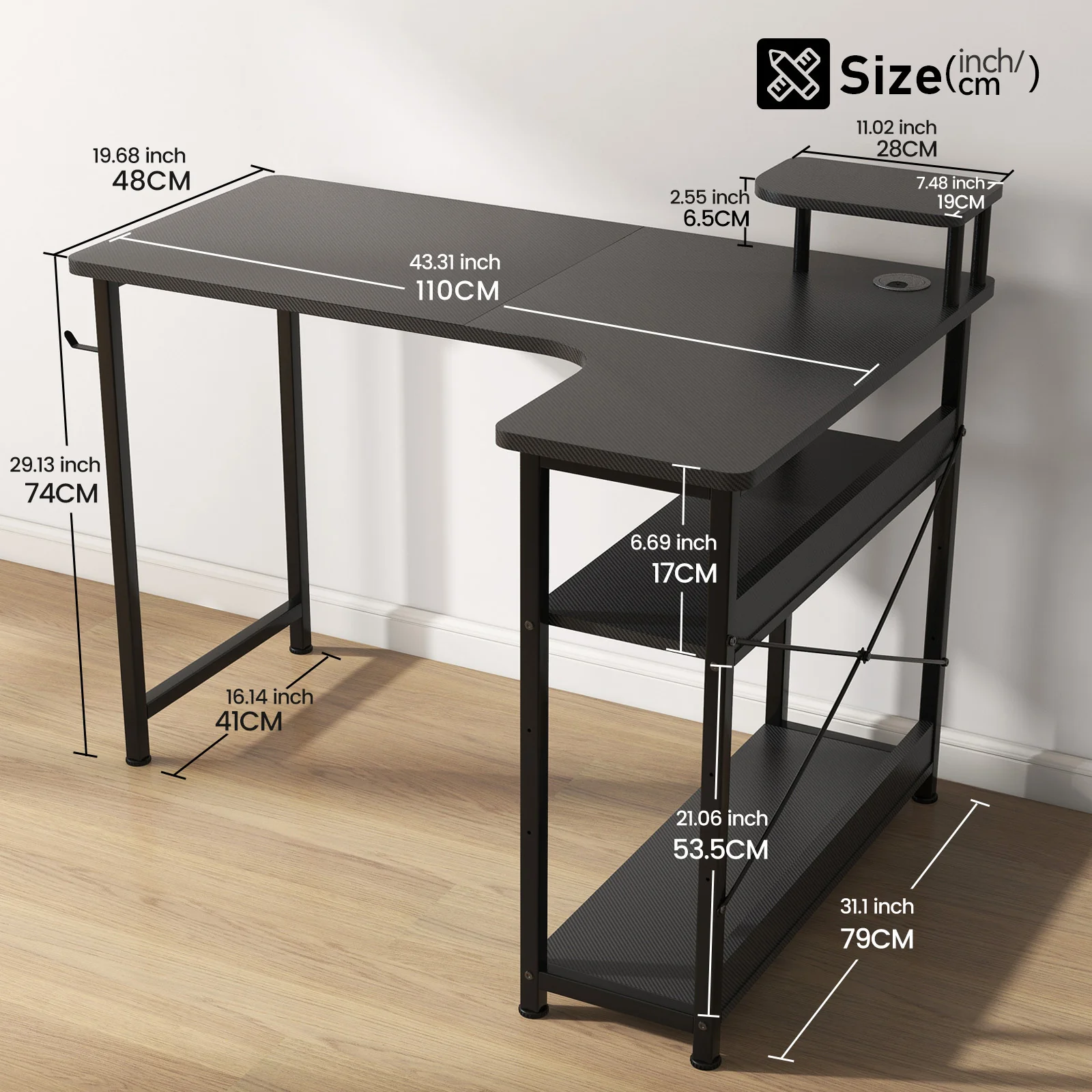L-Shaped Desk DL001 - Image 21