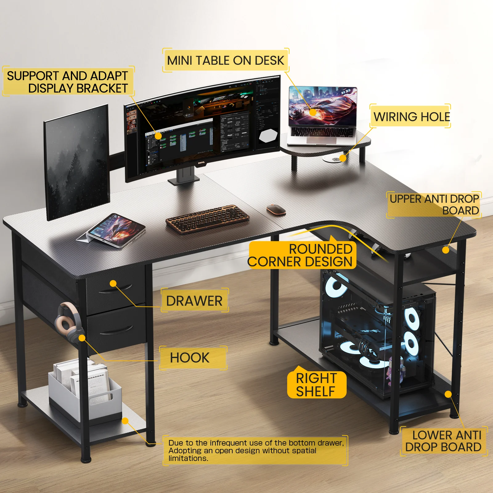 L-Shaped Desk DL004 - Image 18