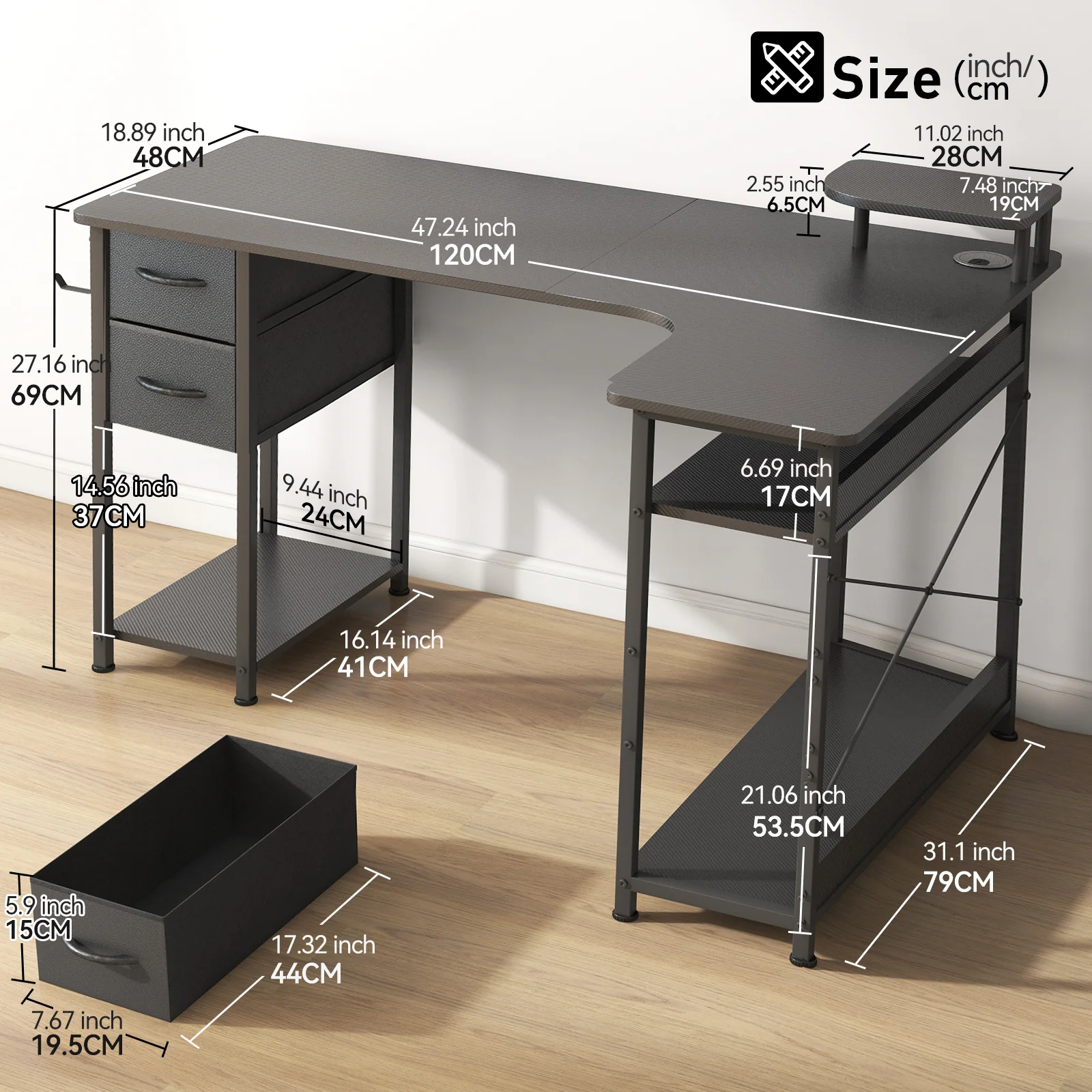 L-Shaped Desk DL004 - Image 23