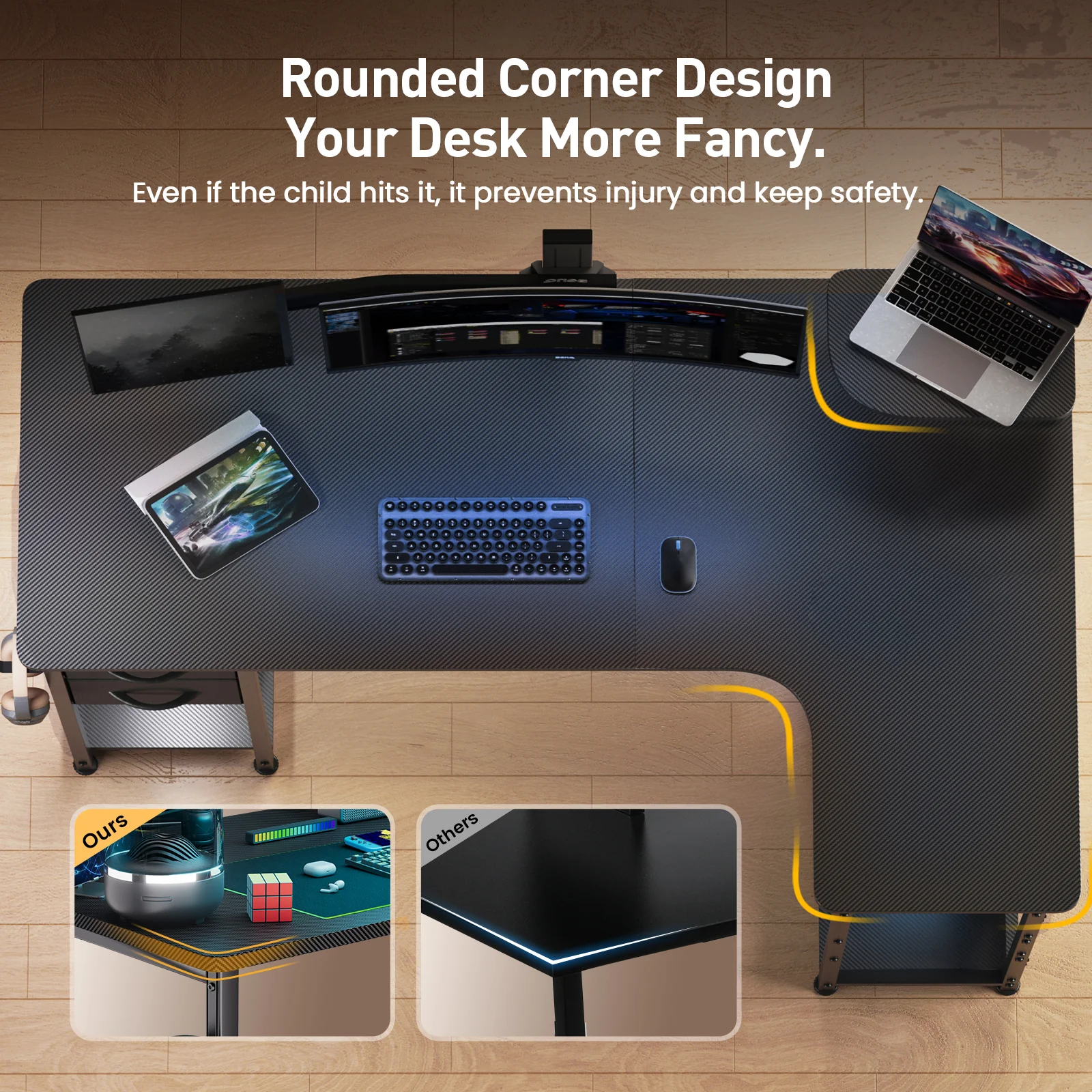 L-Shaped Desk DL004 - Image 28