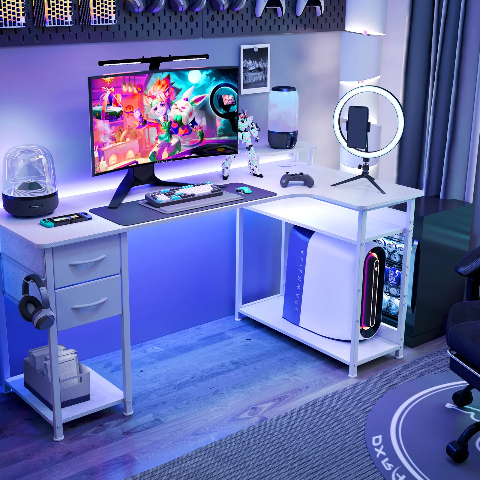L-Shaped Desk DL004 - Image 3