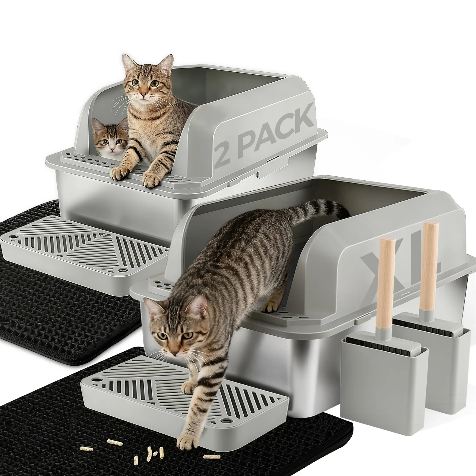 Stainless Steel Litter Box - Image 2