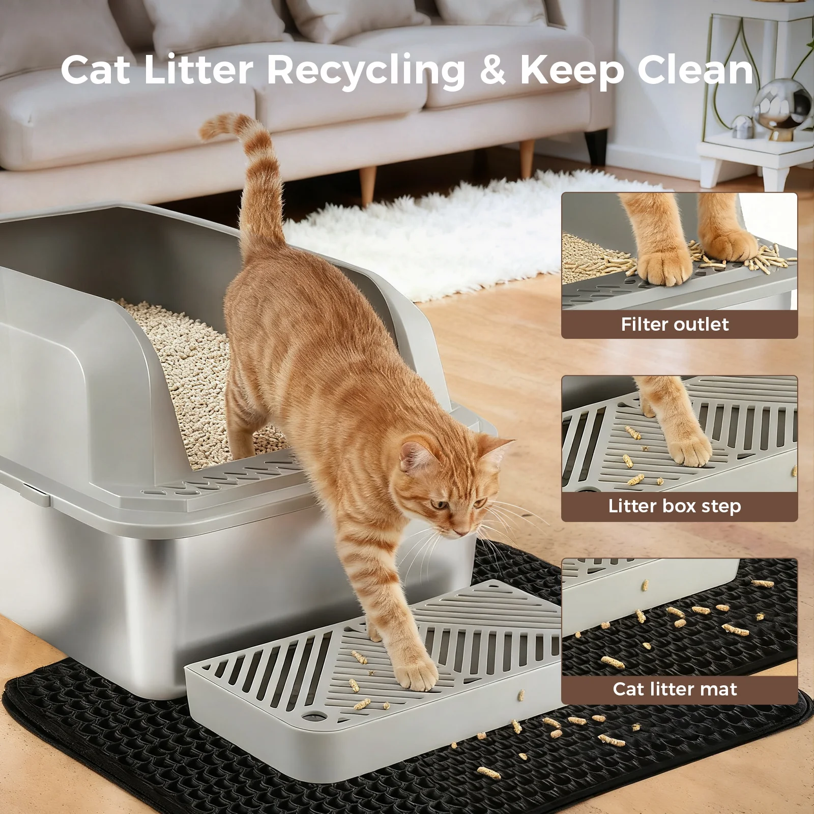 Stainless Steel Litter Box - Image 5