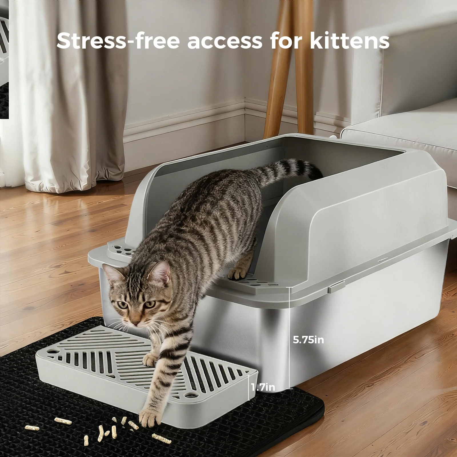 Stainless Steel Litter Box - Image 7