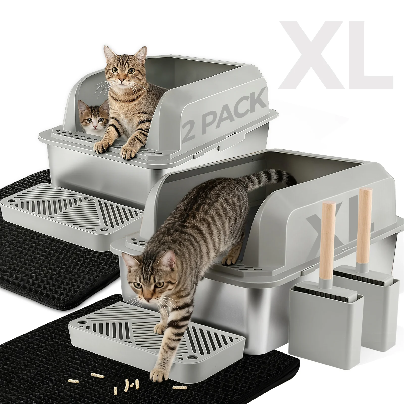 Stainless Steel Litter Box - Image 9