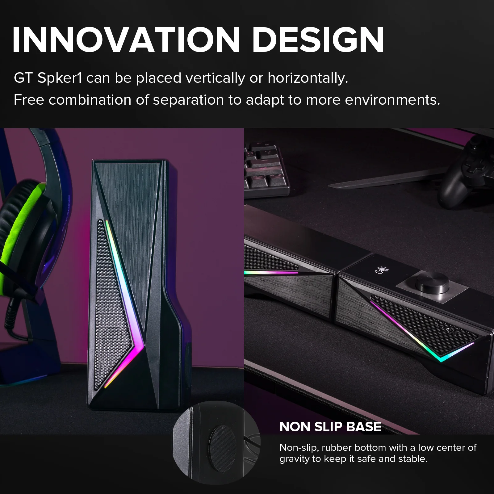 Gaming Bluetooth Lynck Speaker GT-Spker 1 - Image 3