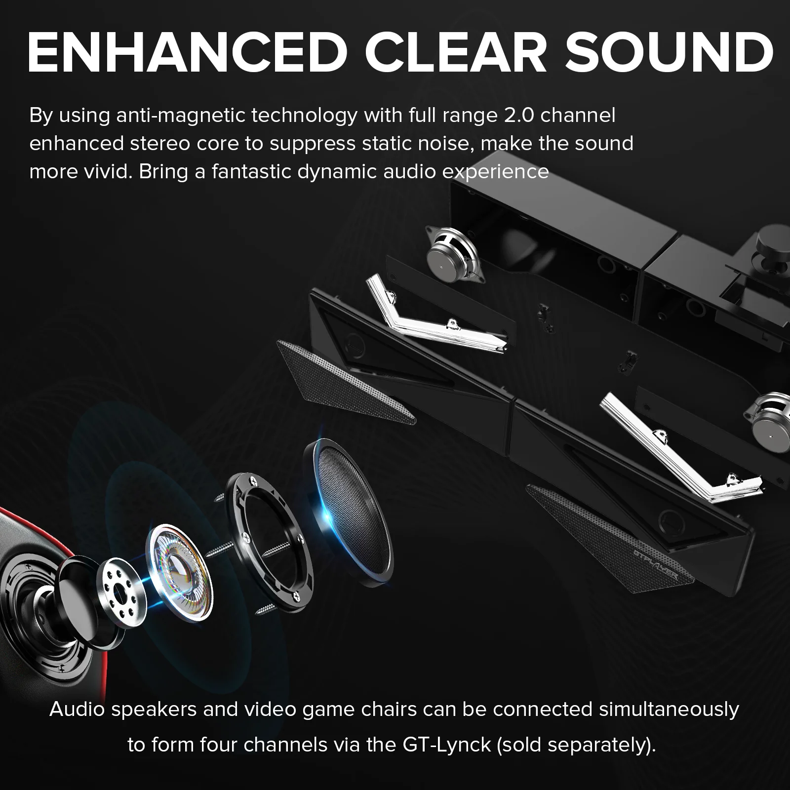 Gaming Bluetooth Lynck Speaker GT-Spker 1 - Image 4