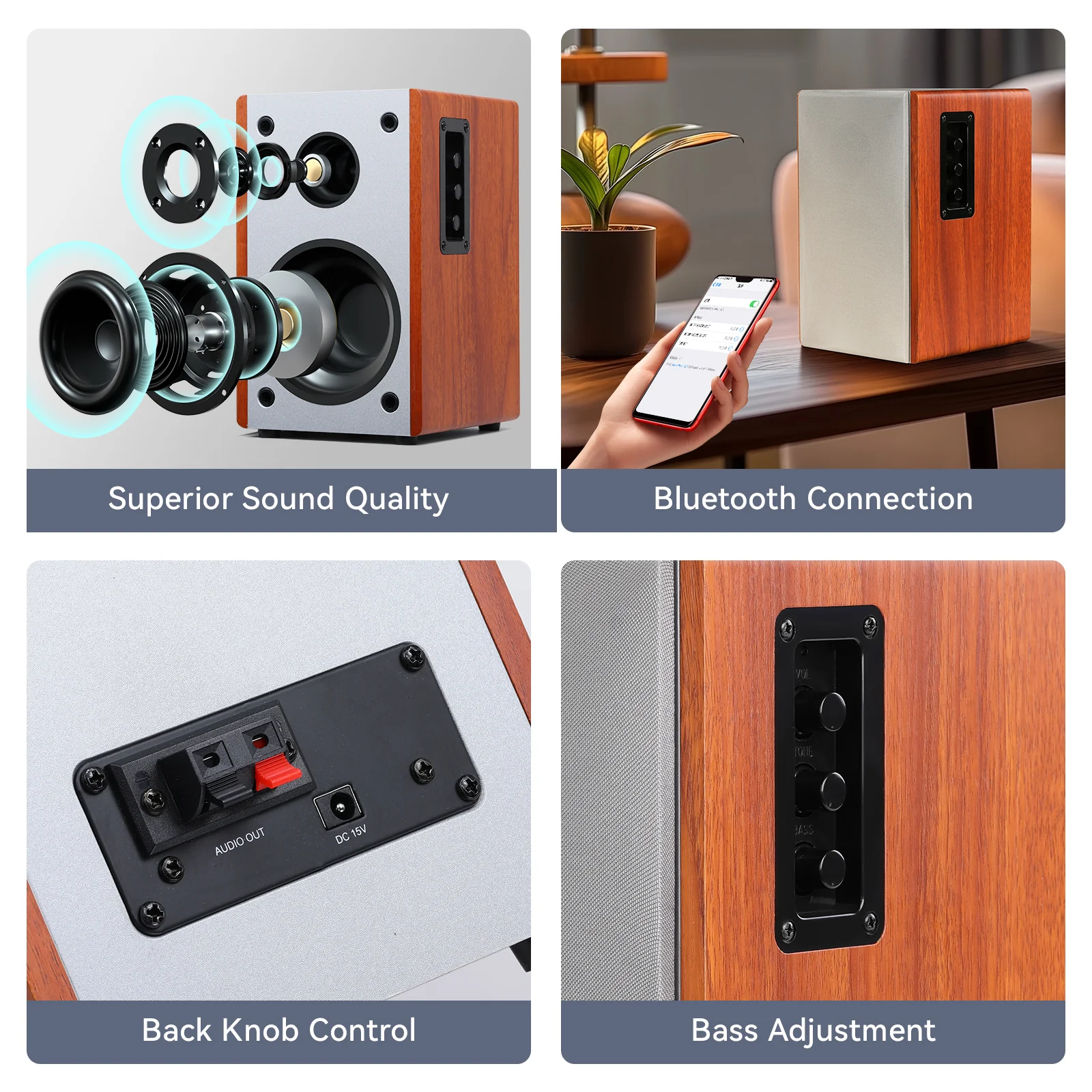 Gaming Bluetooth Lynck Speaker GT-Lynck-Home-S - Image 6