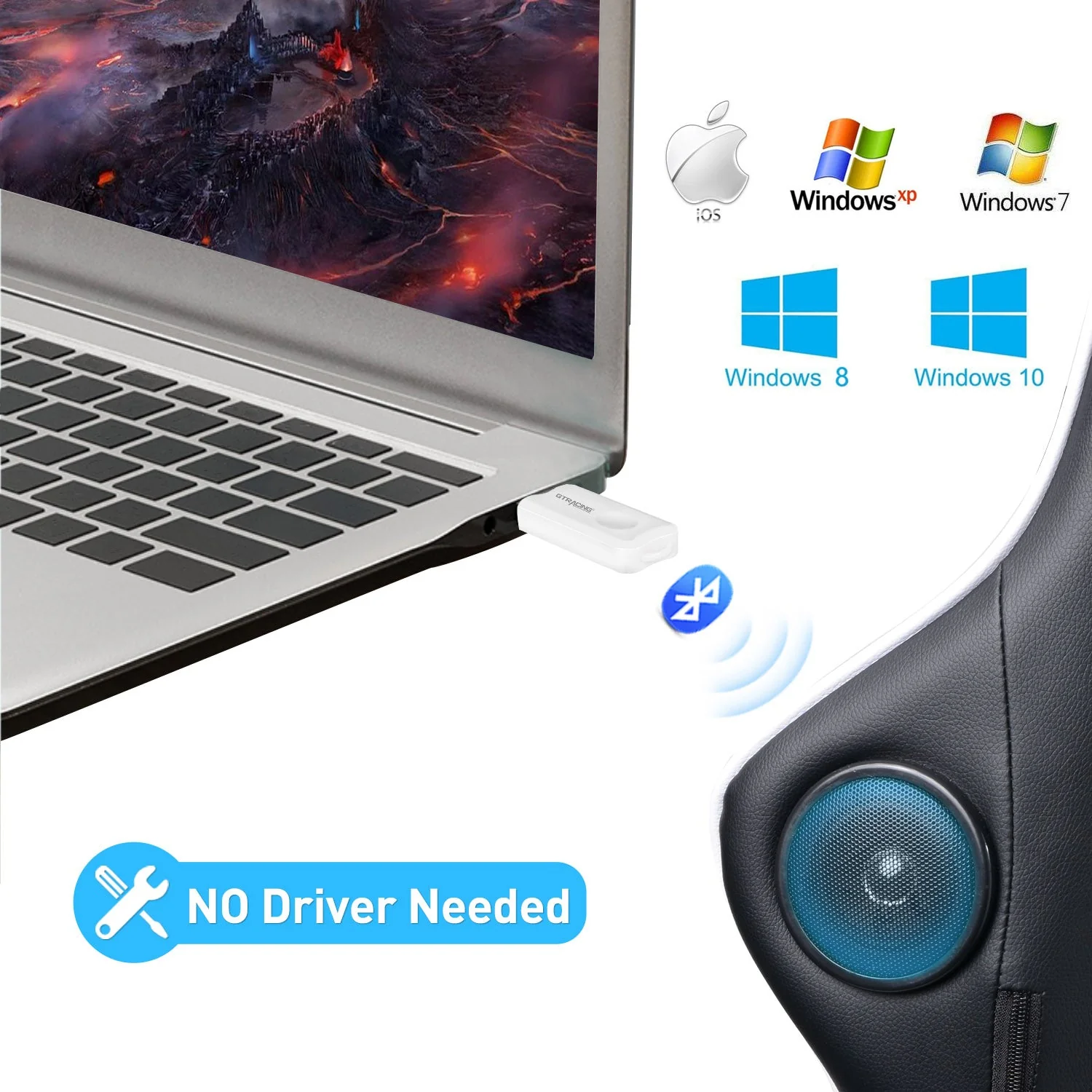 GT Lynck1 USB Bluetooth Transmitter - Image 4