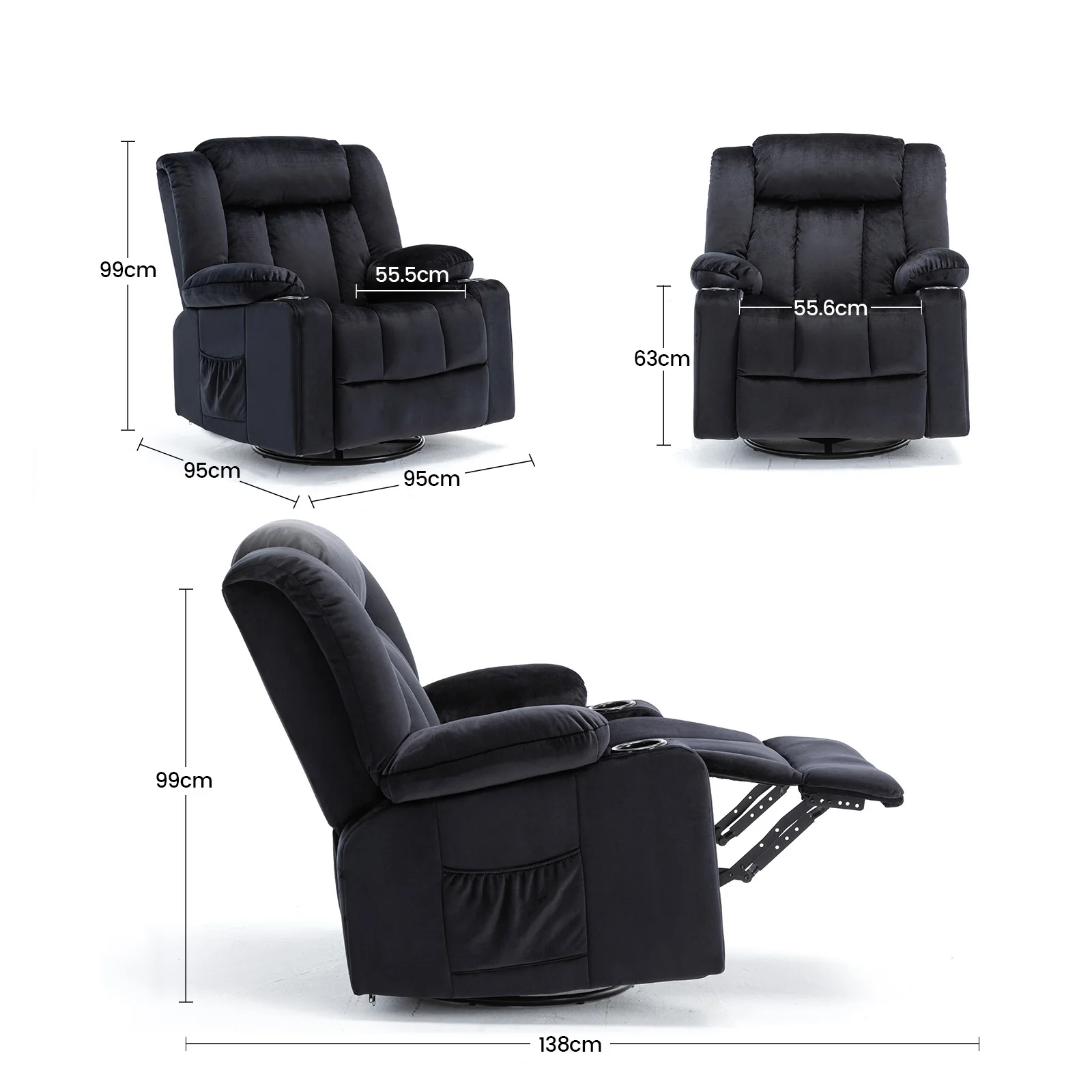 Recliner Chair GT1148 - Image 9