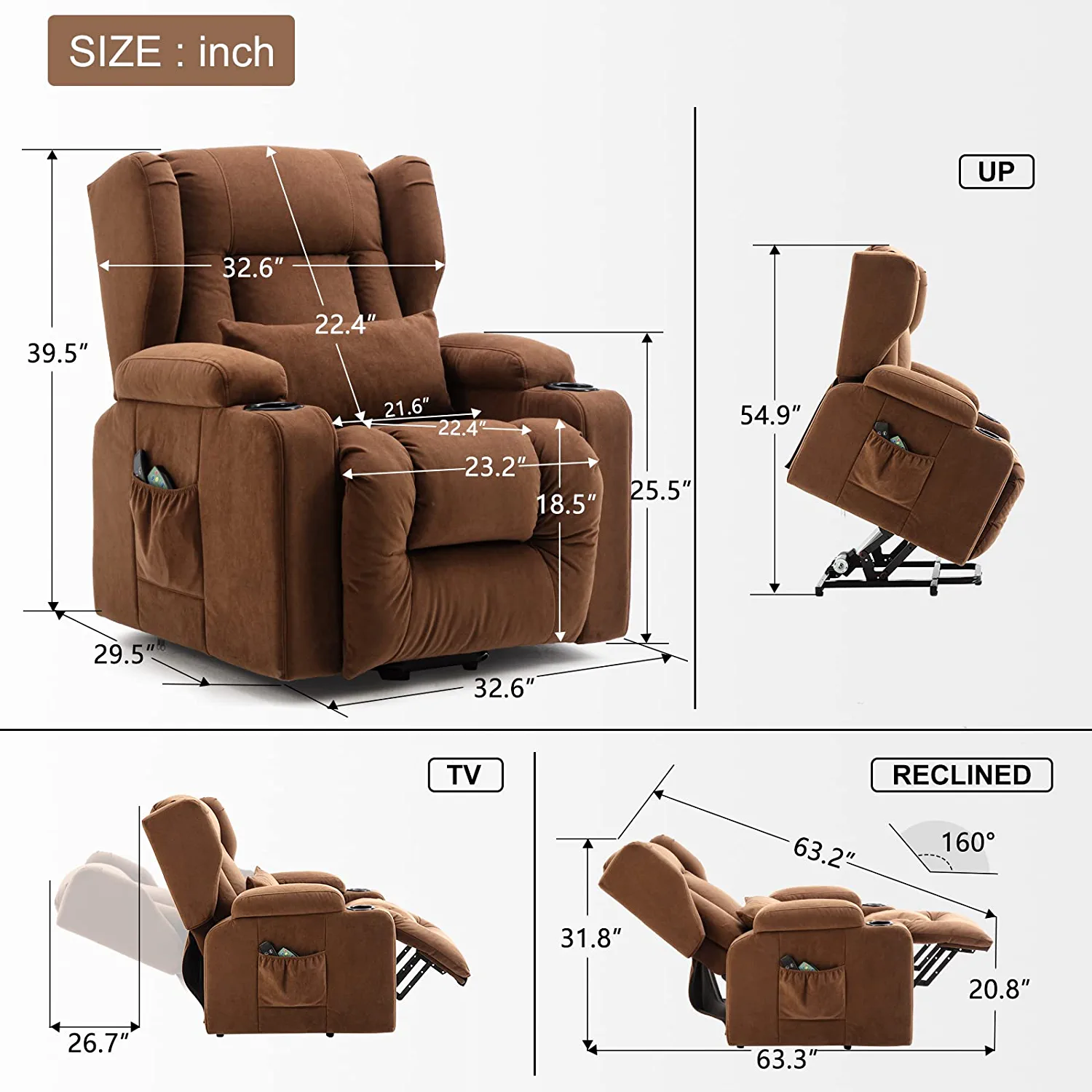 Power Lift Recliner GT1150 - Image 9