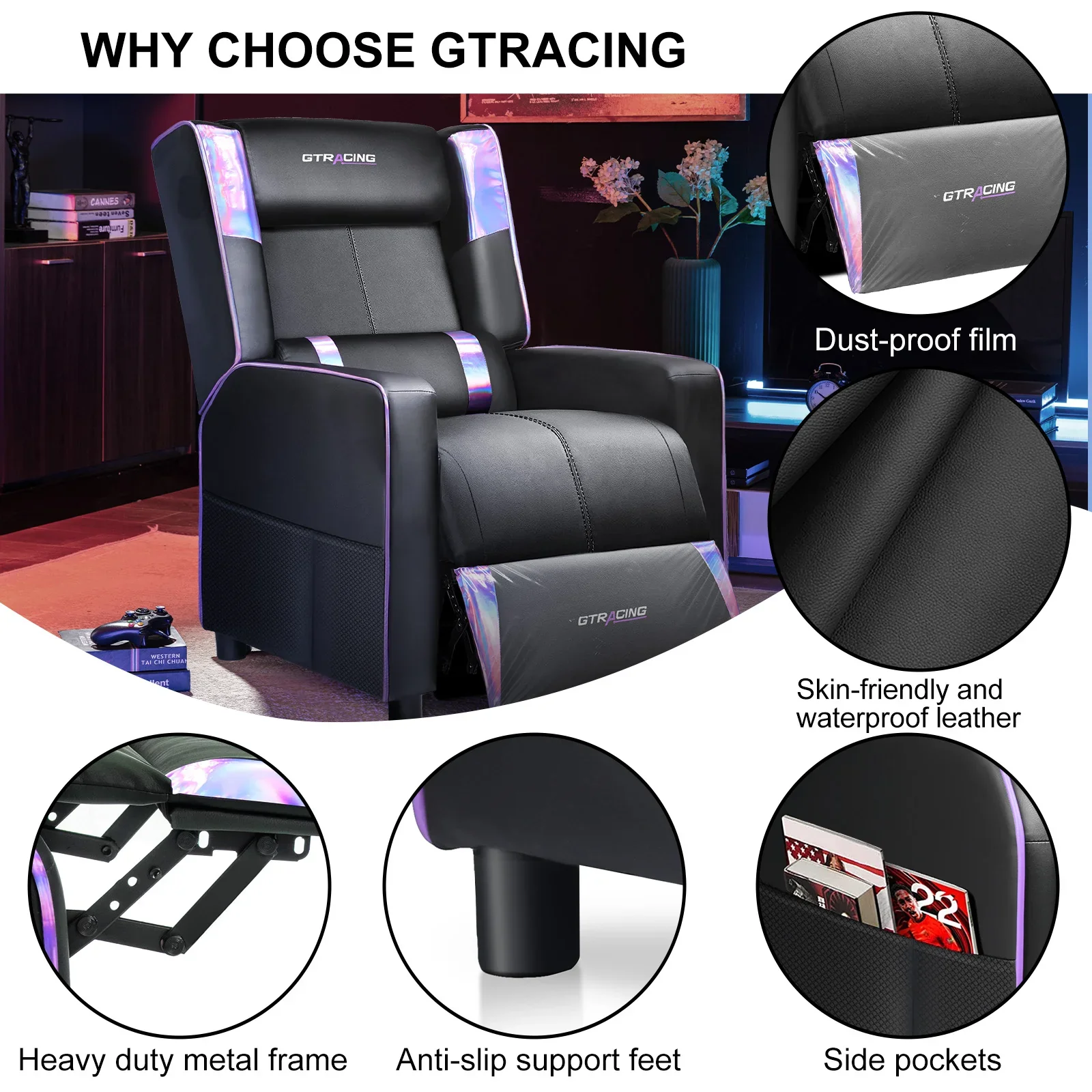 Recliner Chair GT209 - Image 11