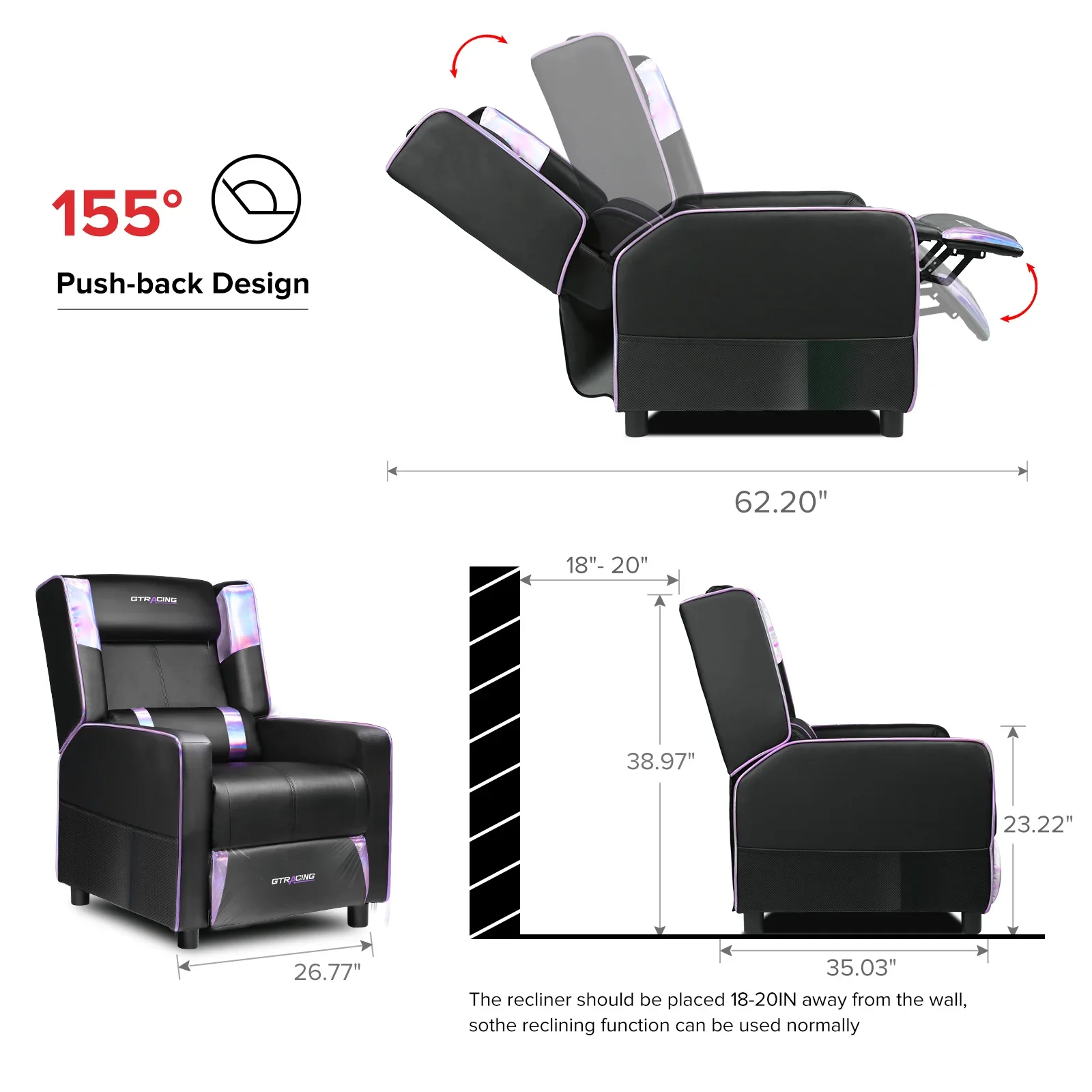 Recliner Chair GT209 - Image 12