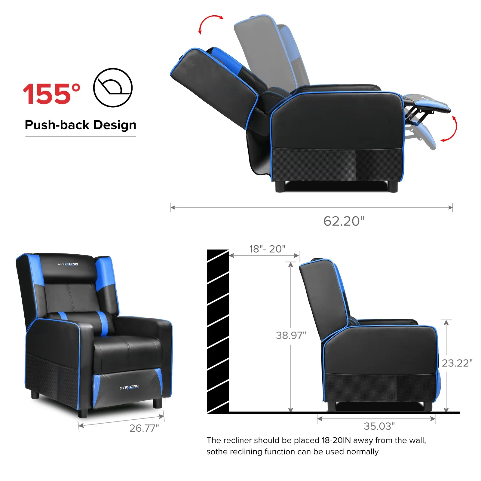 Recliner Chair GT209 - Image 19