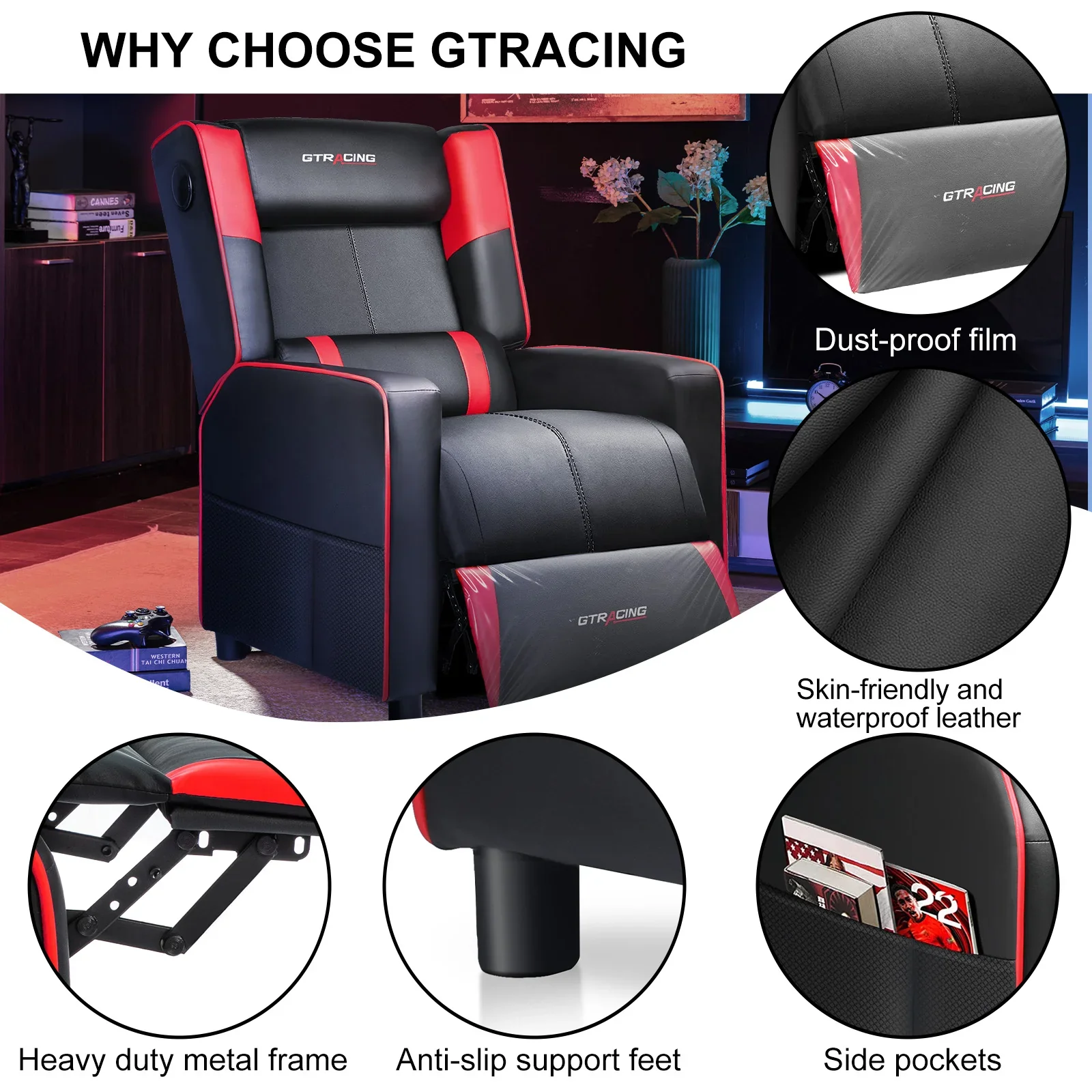Recliner Chair GT209 - Image 5