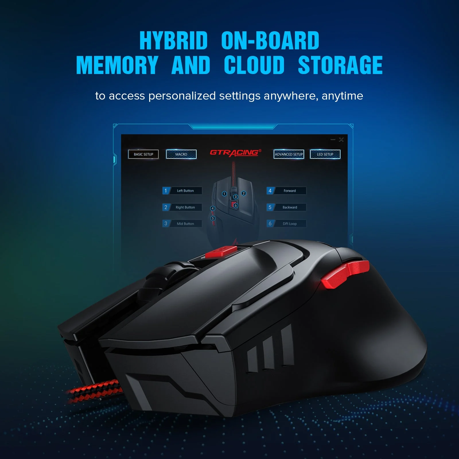 Wired RGB Programmable Gaming Mouse GT790 - Image 3